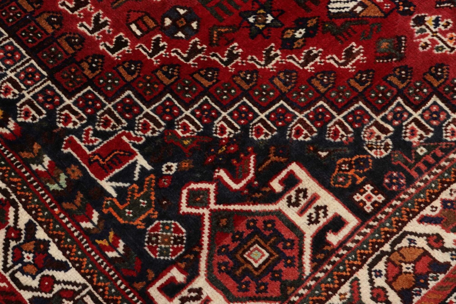 shiraz-orientteppich-163-x-253cm-handgeknupft-aus-wolle-5 Shiraz Perserteppich 163 × 253 cm aus Wolle, handgeknüpft