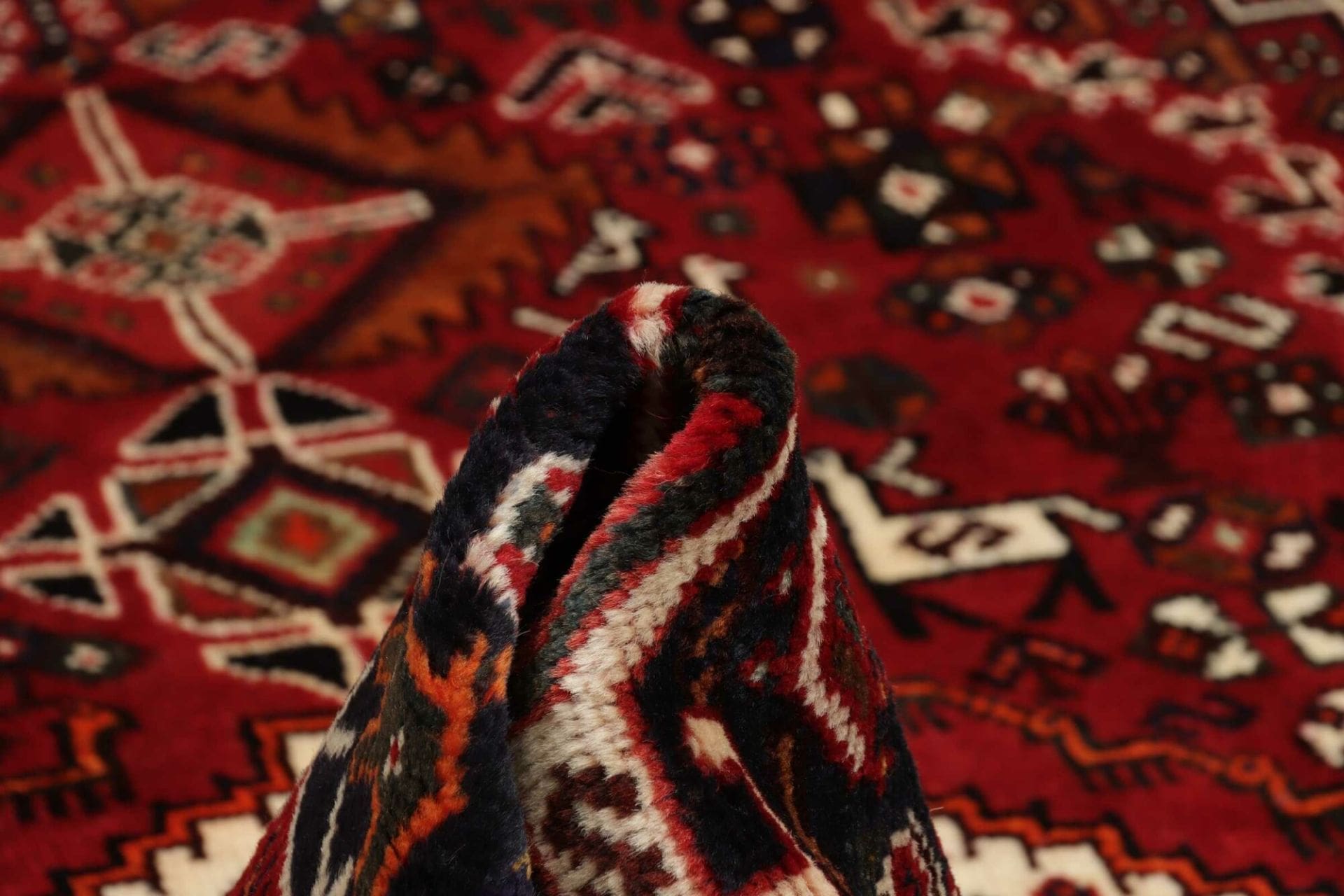 shiraz-orientteppich-163-x-253cm-handgeknupft-aus-wolle-8 Shiraz Perserteppich 163 × 253 cm aus Wolle, handgeknüpft