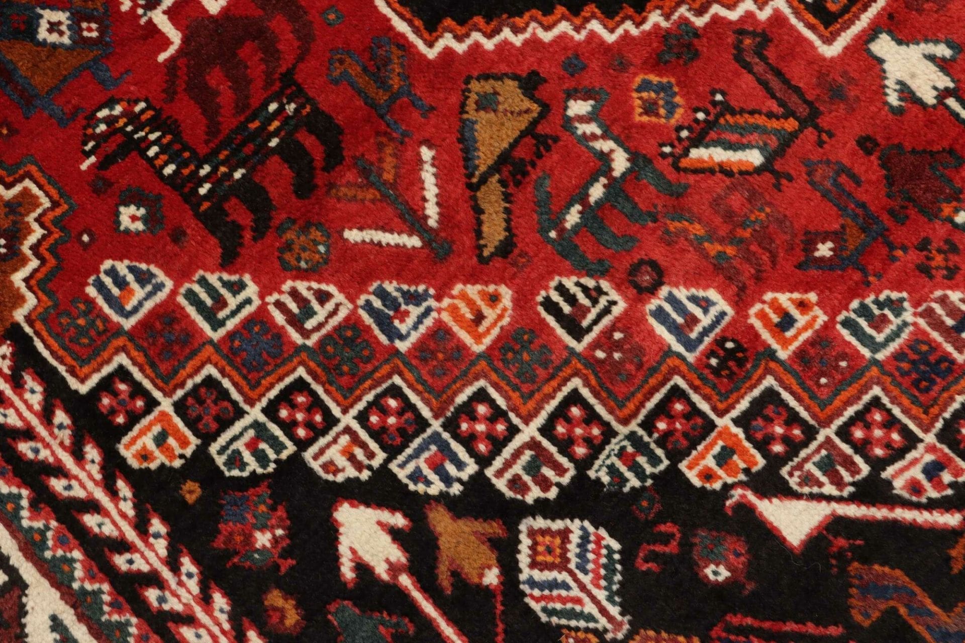 Qashqai Perserteppich 176 × 257 cm aus Wolle, handgeknüpft