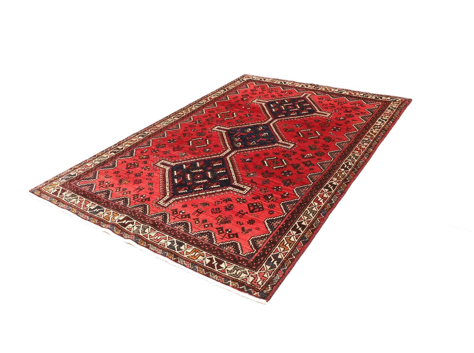 Shiraz Perserteppich aus Iran, 173 × 248 cm