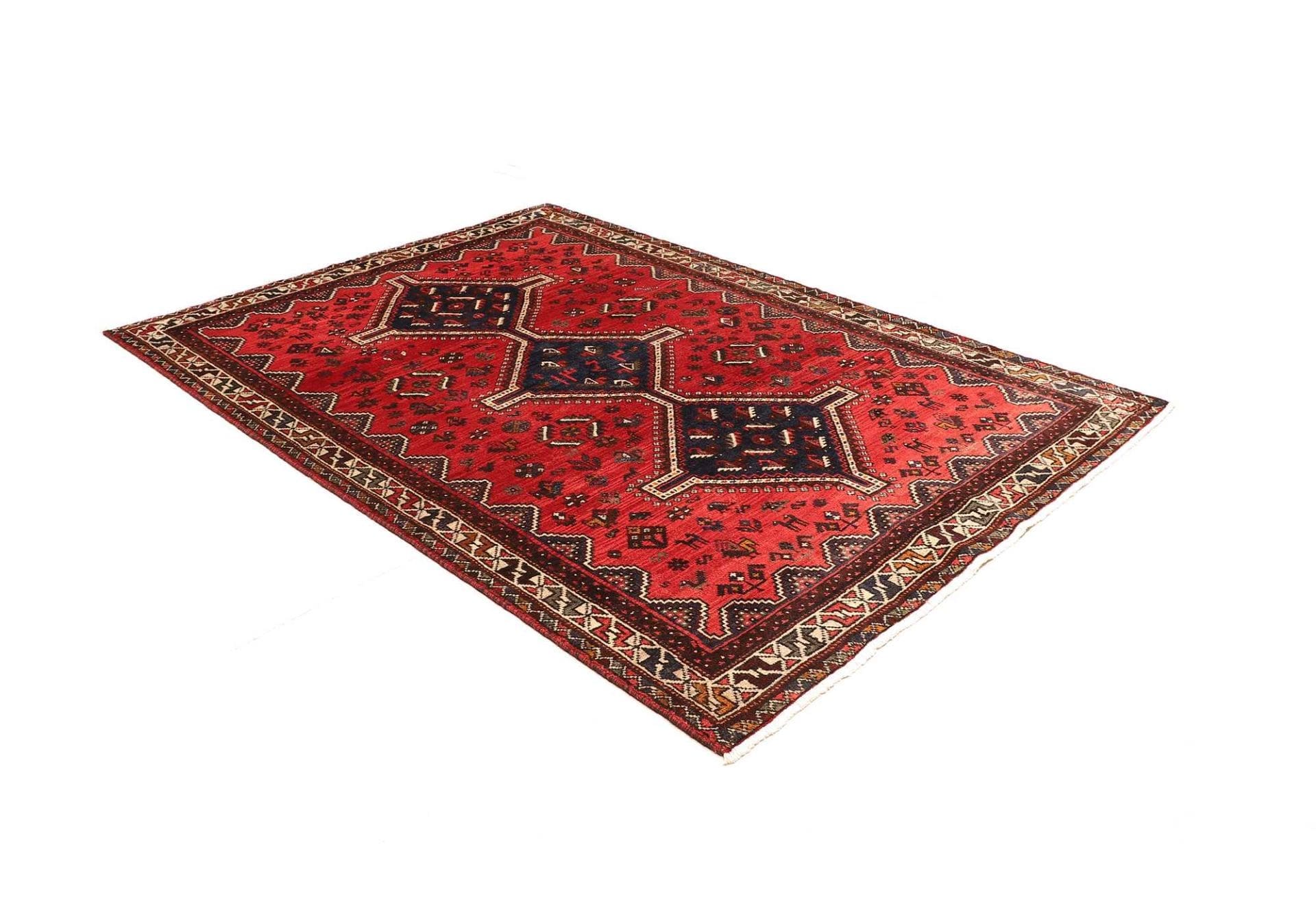 Shiraz Perserteppich aus Iran, 173 × 248 cm