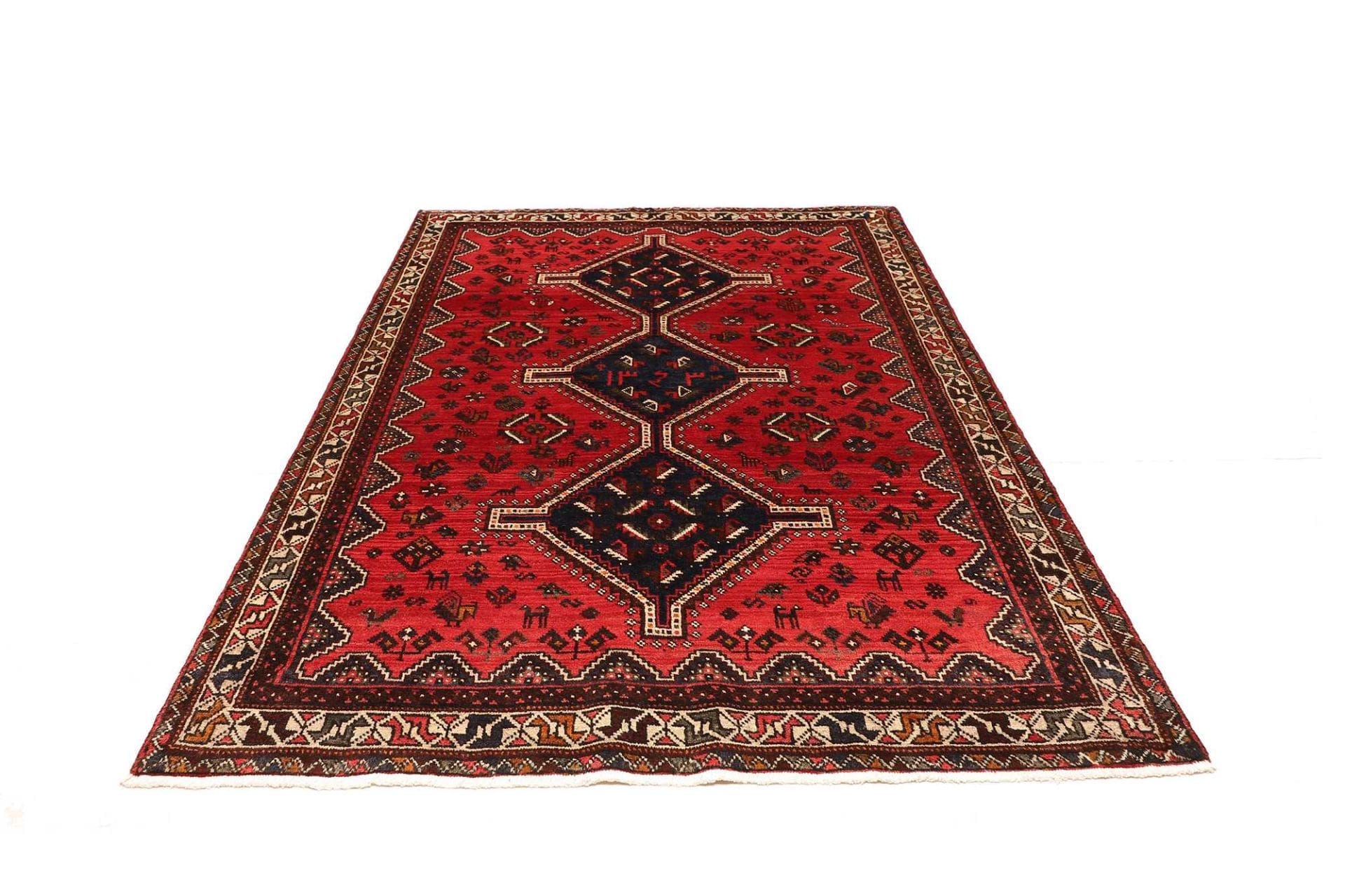 Shiraz Perserteppich aus Iran, 173 × 248 cm
