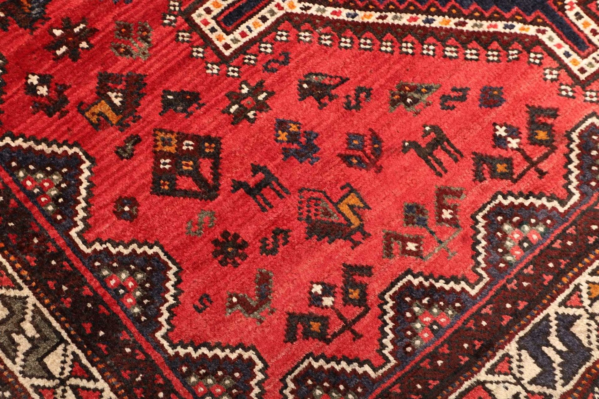 Shiraz Perserteppich aus Iran, 173 × 248 cm