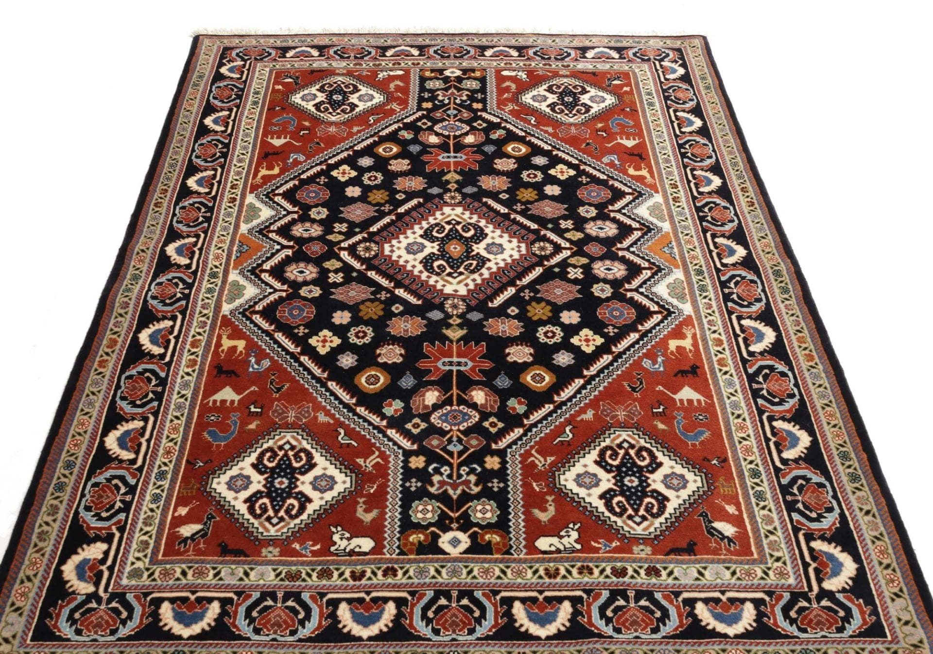 rizbaft-orientteppich-143-x-215-cm-schurwolle-handgeknupft-3 Perserteppich aus Iran, 143 × 215 cm