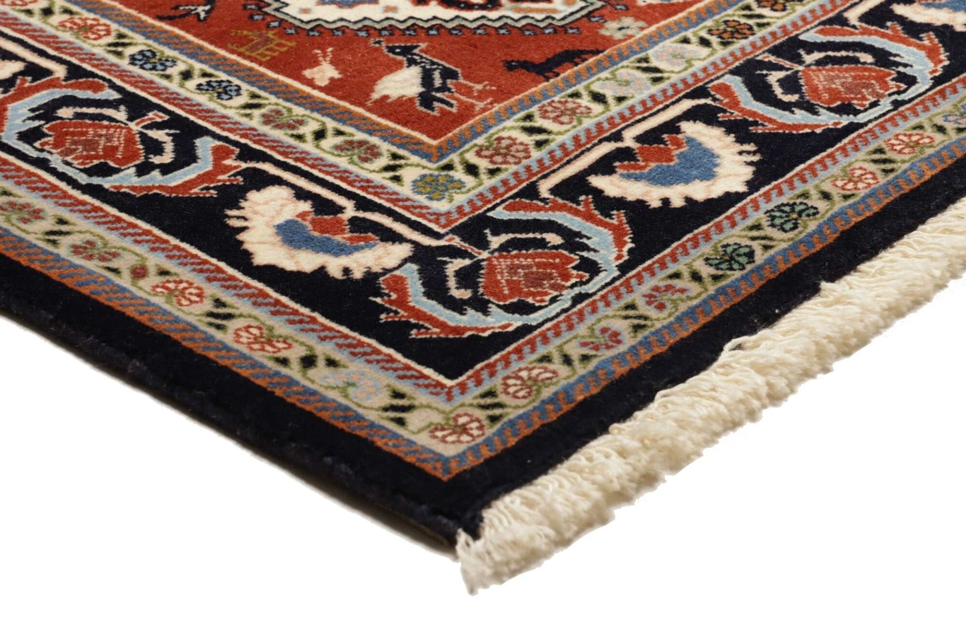 rizbaft-orientteppich-143-x-215-cm-schurwolle-handgeknupft-4 Perserteppich aus Iran, 143 × 215 cm