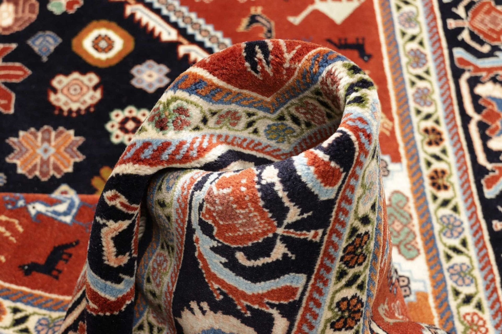 rizbaft-orientteppich-143-x-215-cm-schurwolle-handgeknupft-9 Perserteppich aus Iran, 143 × 215 cm