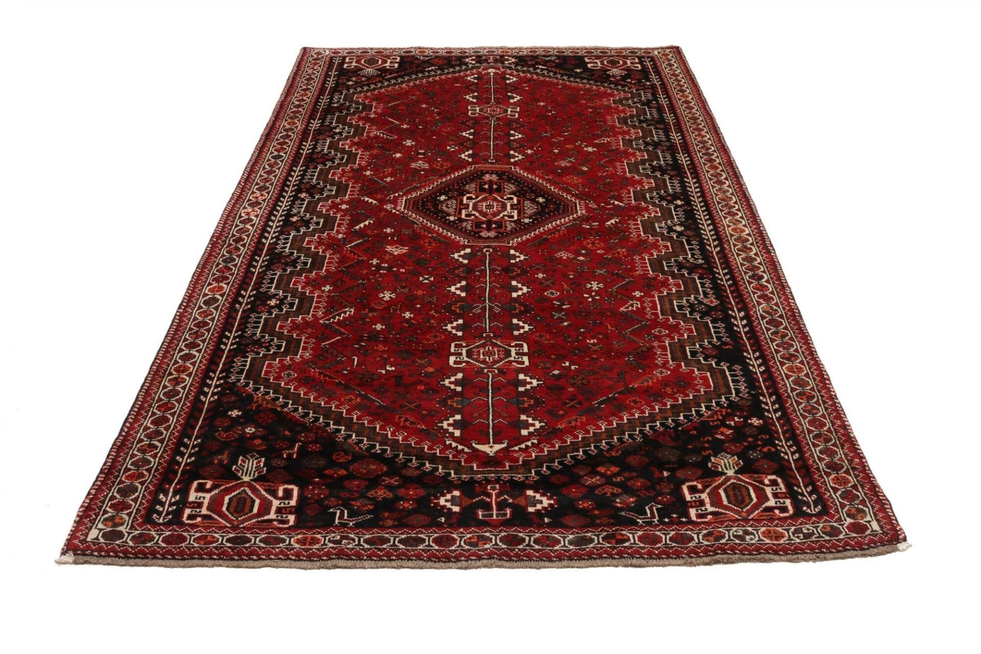 Shiraz Perserteppich aus Iran, 166 × 268 cm
