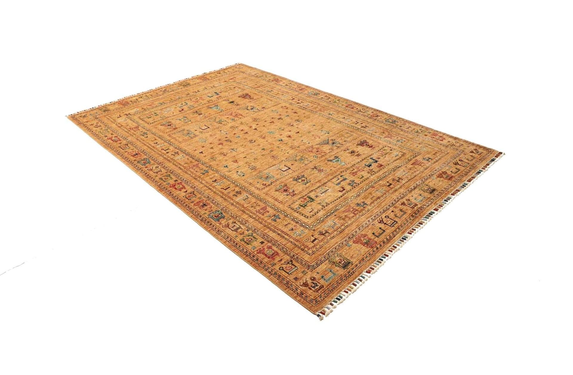 Handgeknüpfter Samarkand Orientteppich 173 × 243 cm