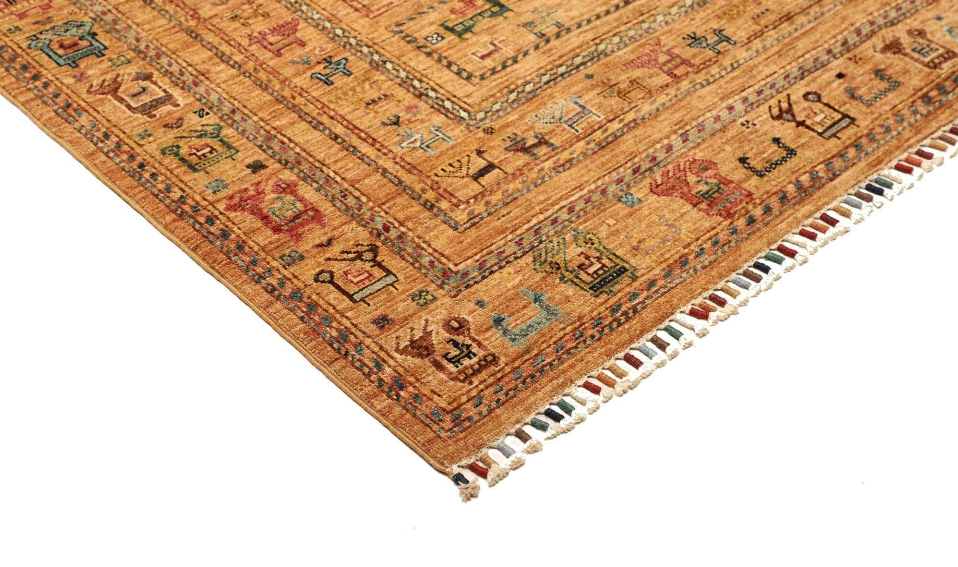 Handgeknüpfter Samarkand Orientteppich 173 × 243 cm