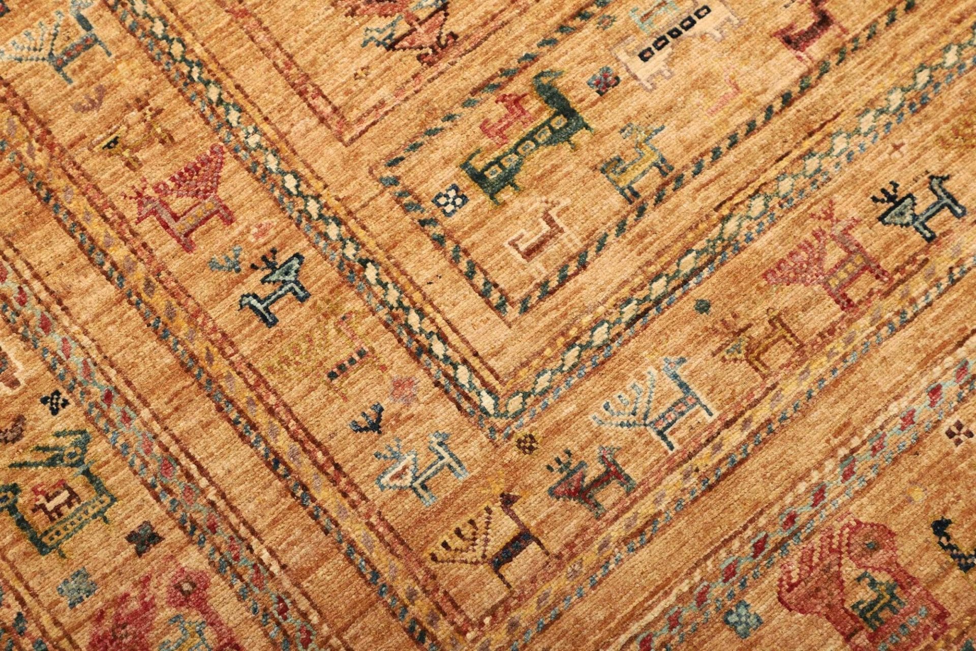 Handgeknüpfter Samarkand Orientteppich 173 × 243 cm