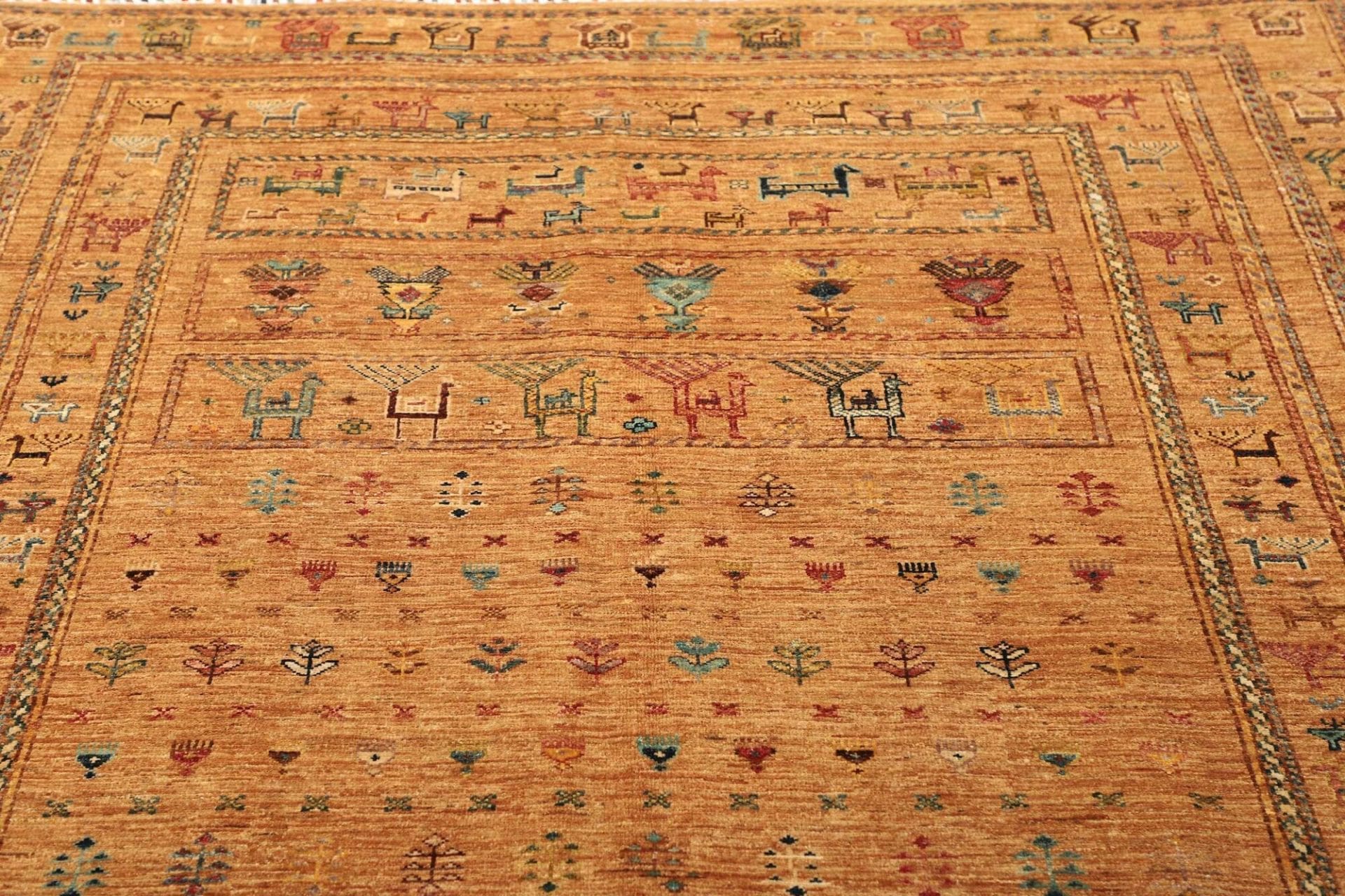Handgeknüpfter Samarkand Orientteppich 173 × 243 cm