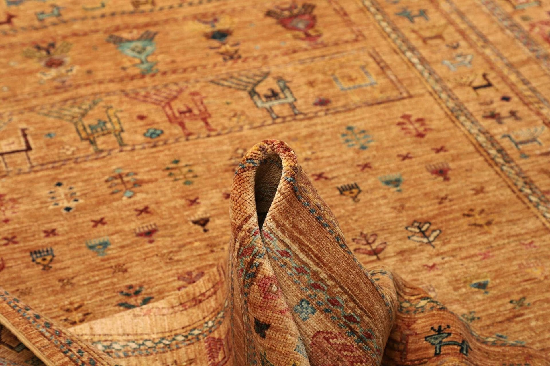 Handgeknüpfter Samarkand Orientteppich 173 × 243 cm