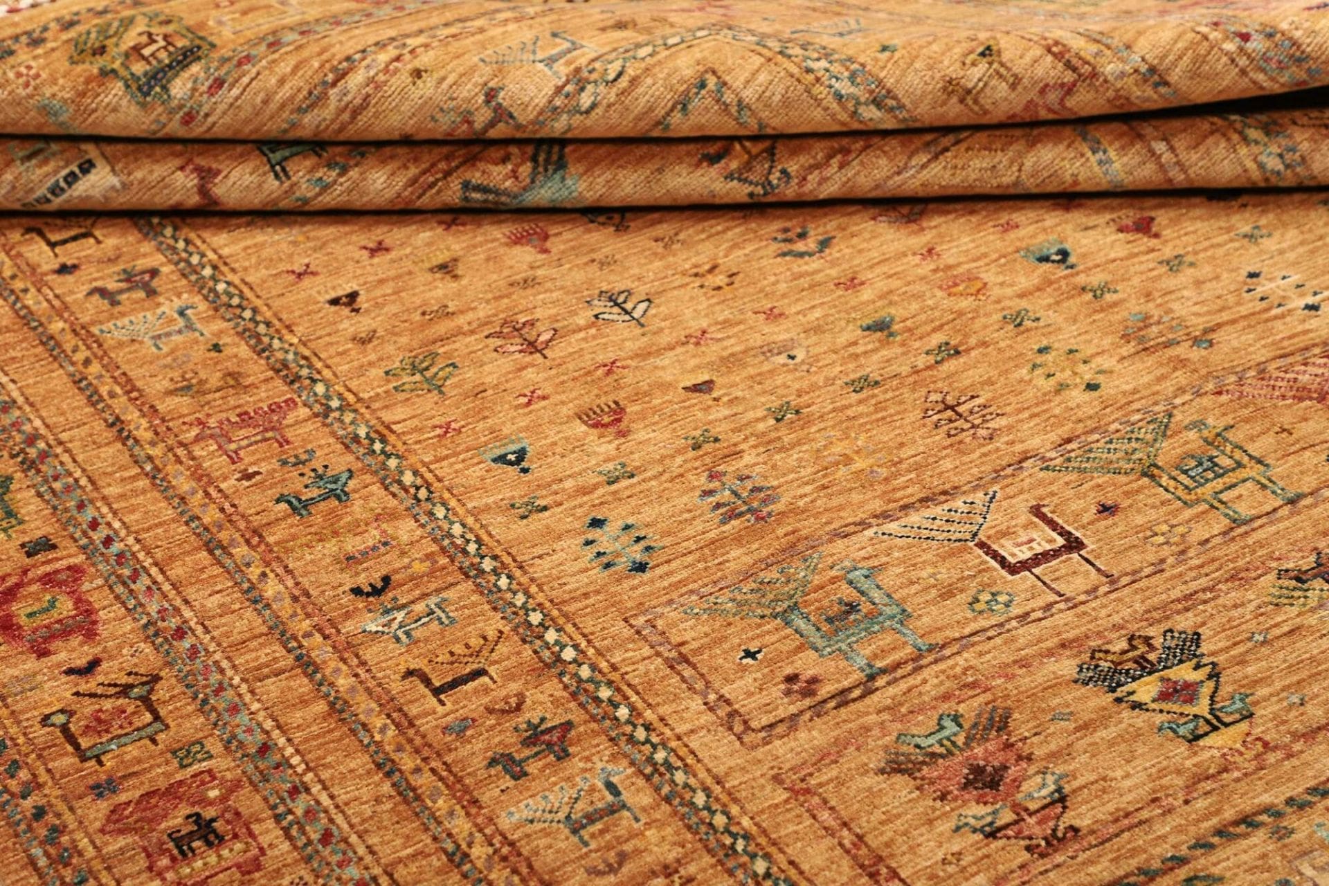 Handgeknüpfter Samarkand Orientteppich 173 × 243 cm