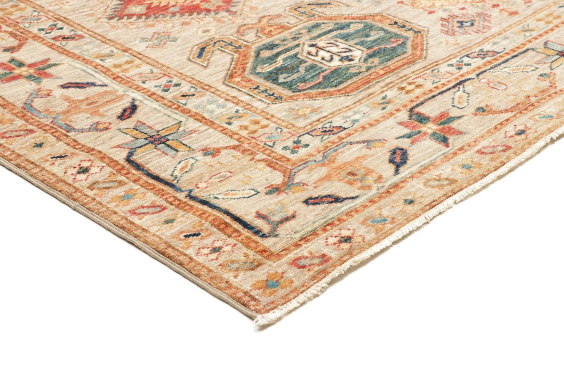 Kazak Orientteppich 170 × 218 cm aus Wolle, handgeknüpft
