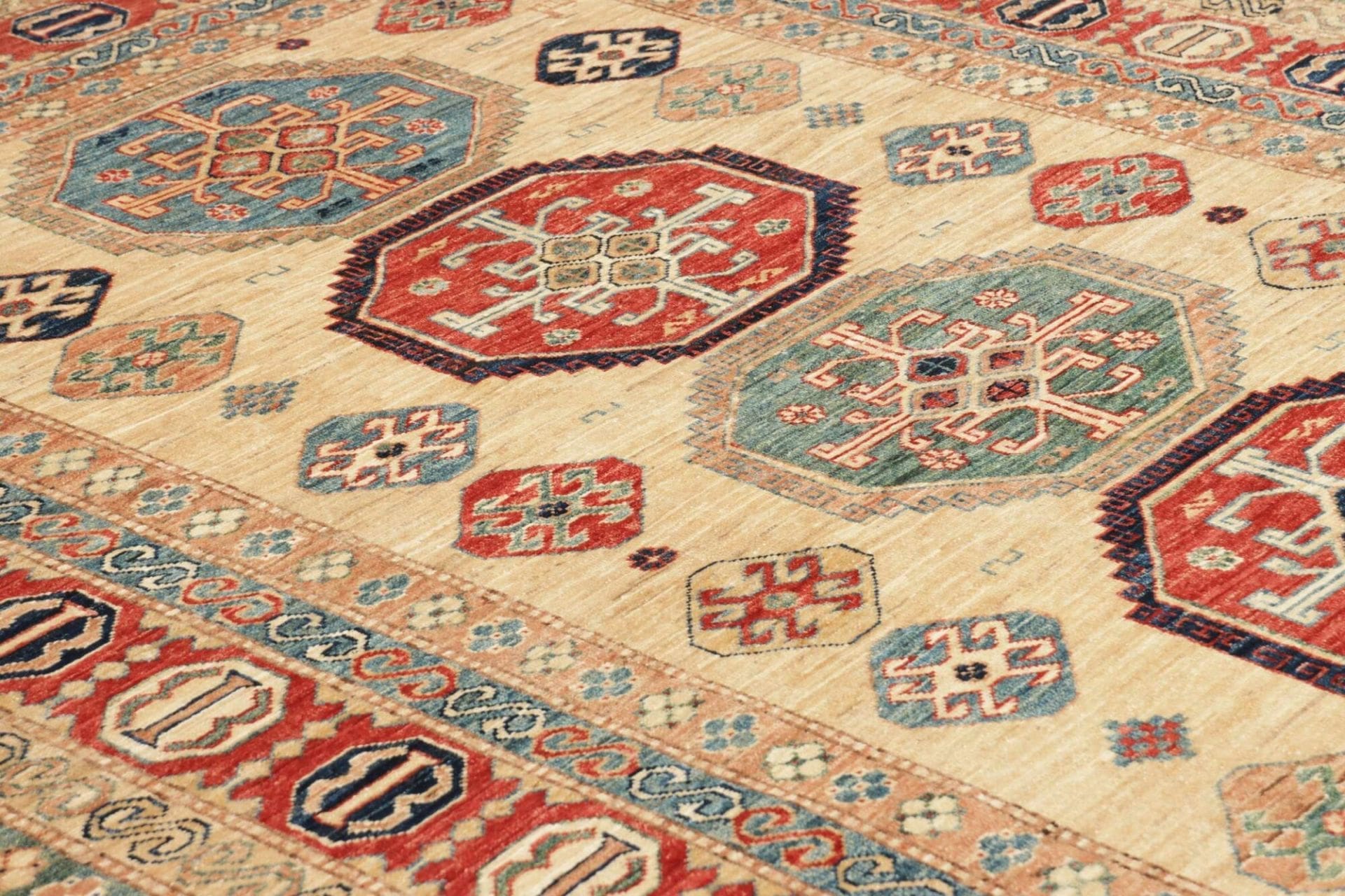 Handgeknüpfter Kazak Orientteppich, 175 × 238 cm, Wolle