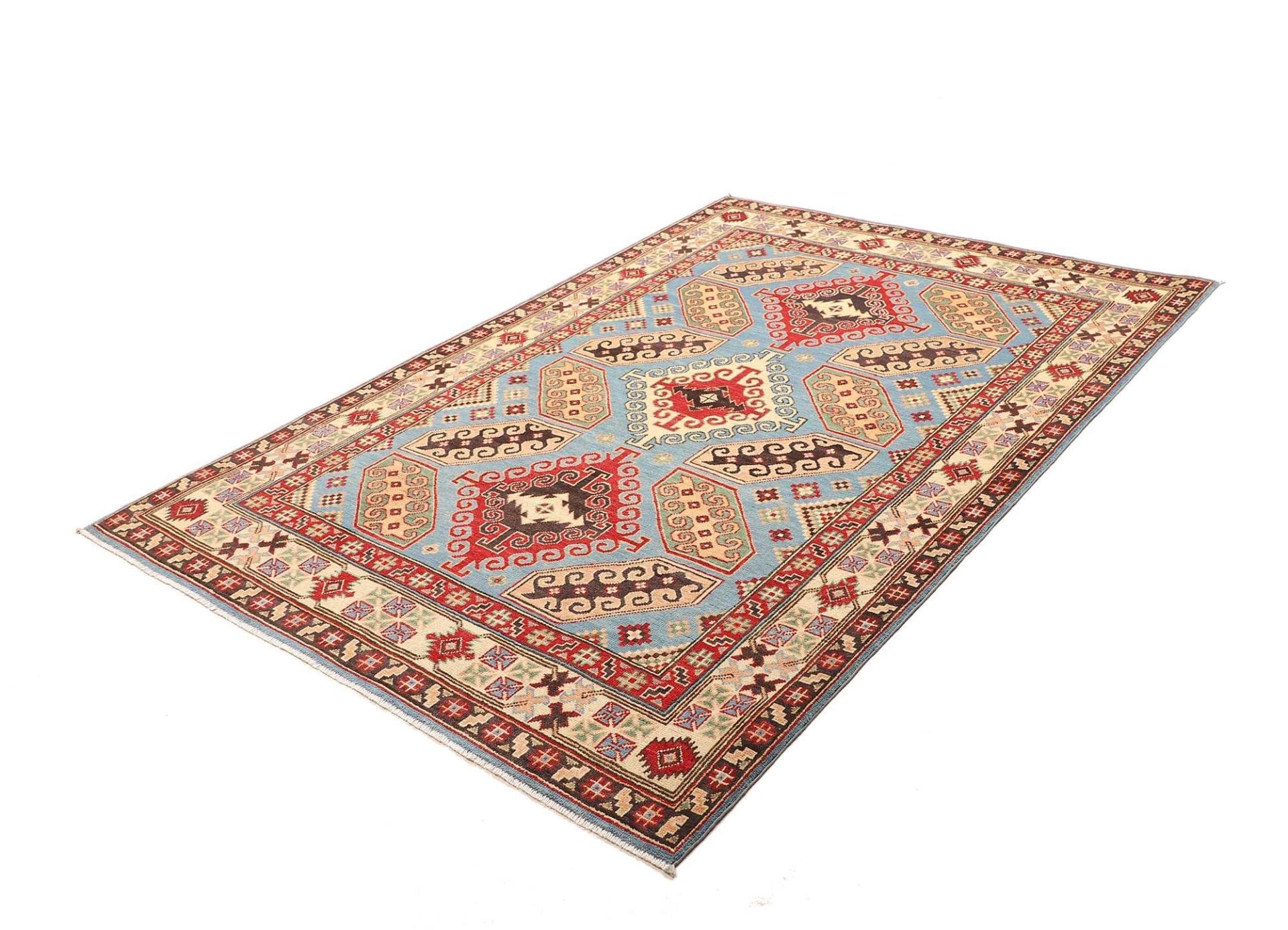 Kazak Orientteppich aus Pakistan, 153 × 212 cm