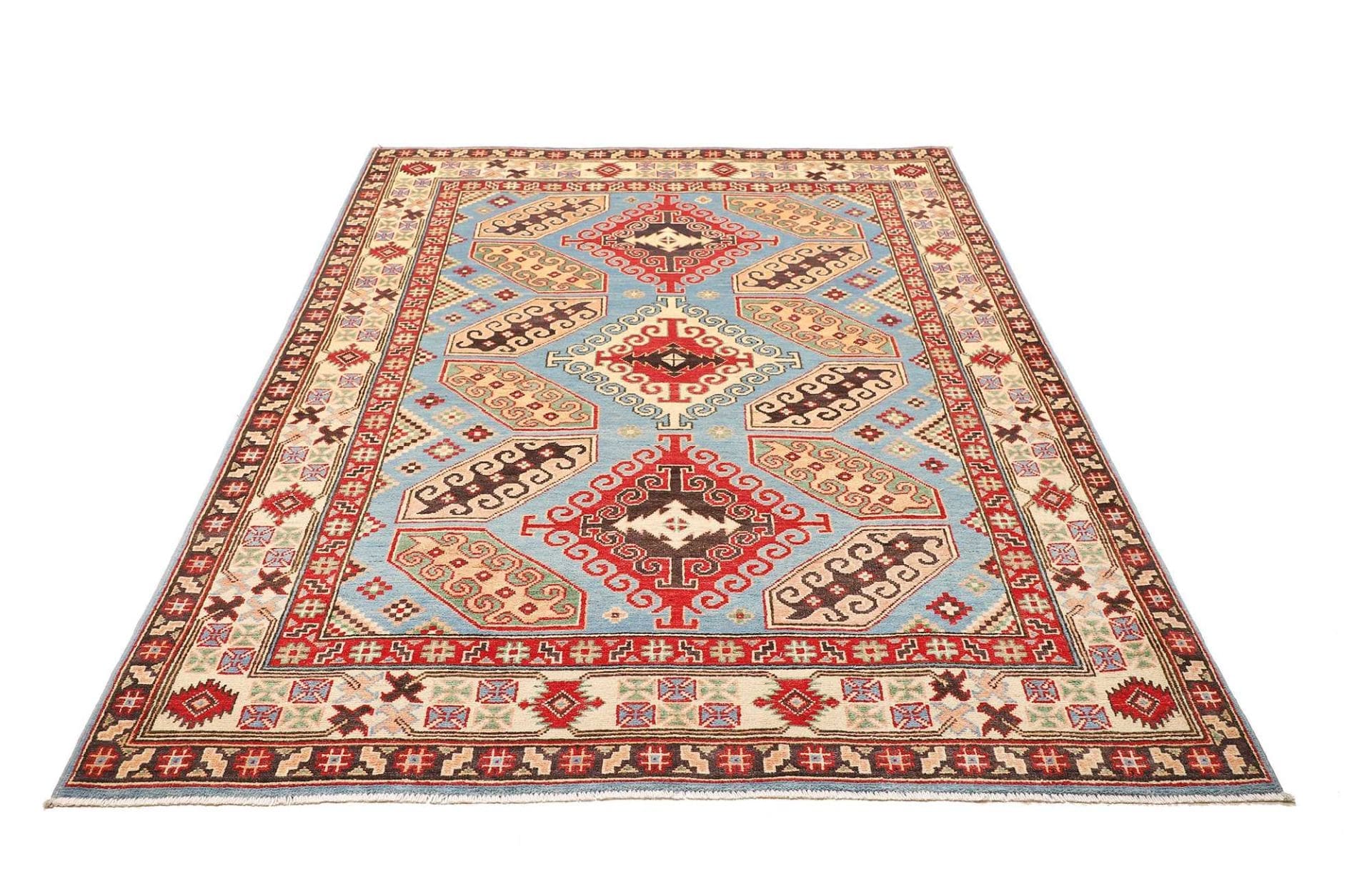 Kazak Orientteppich aus Pakistan, 153 × 212 cm