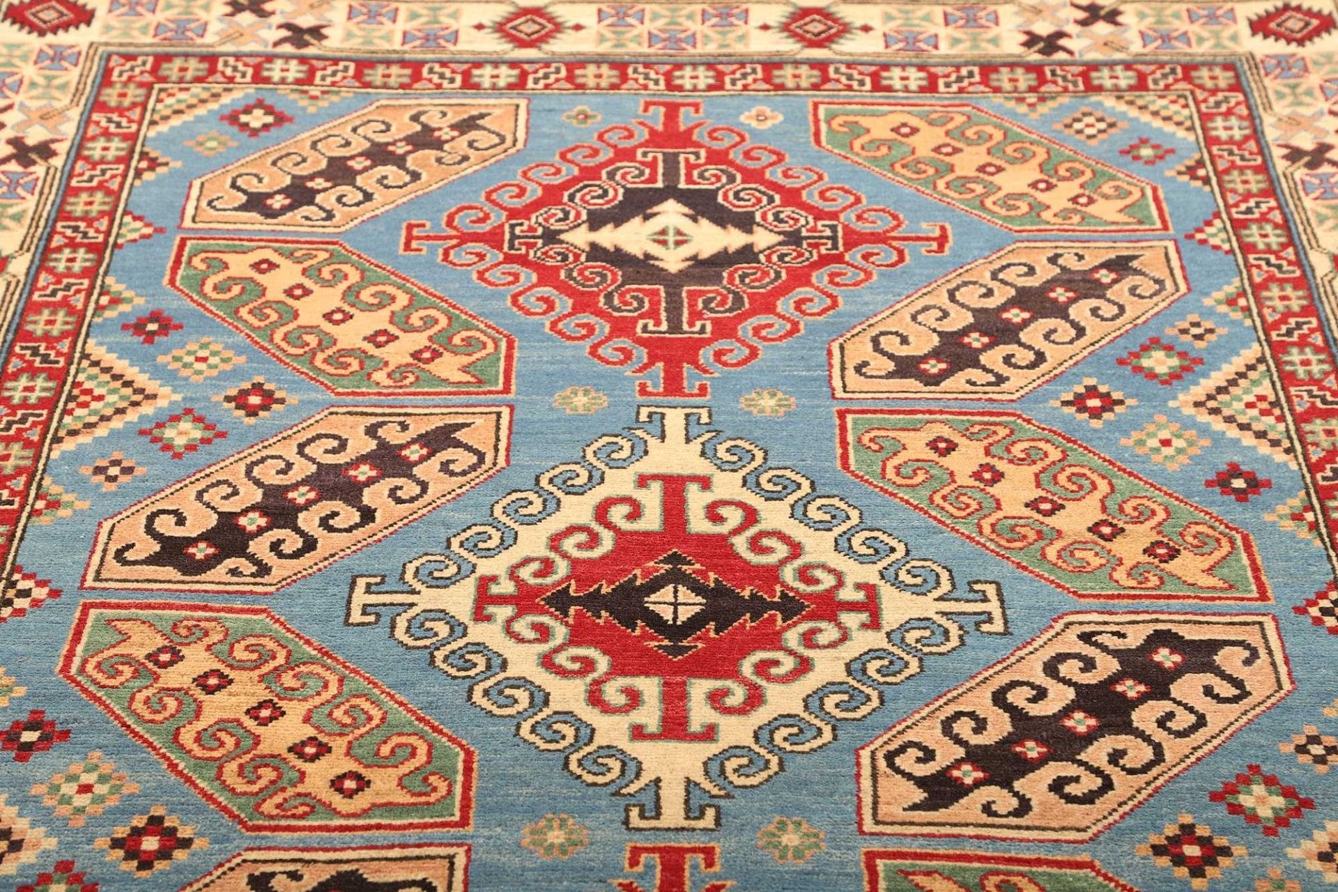 Kazak Orientteppich aus Pakistan, 153 × 212 cm