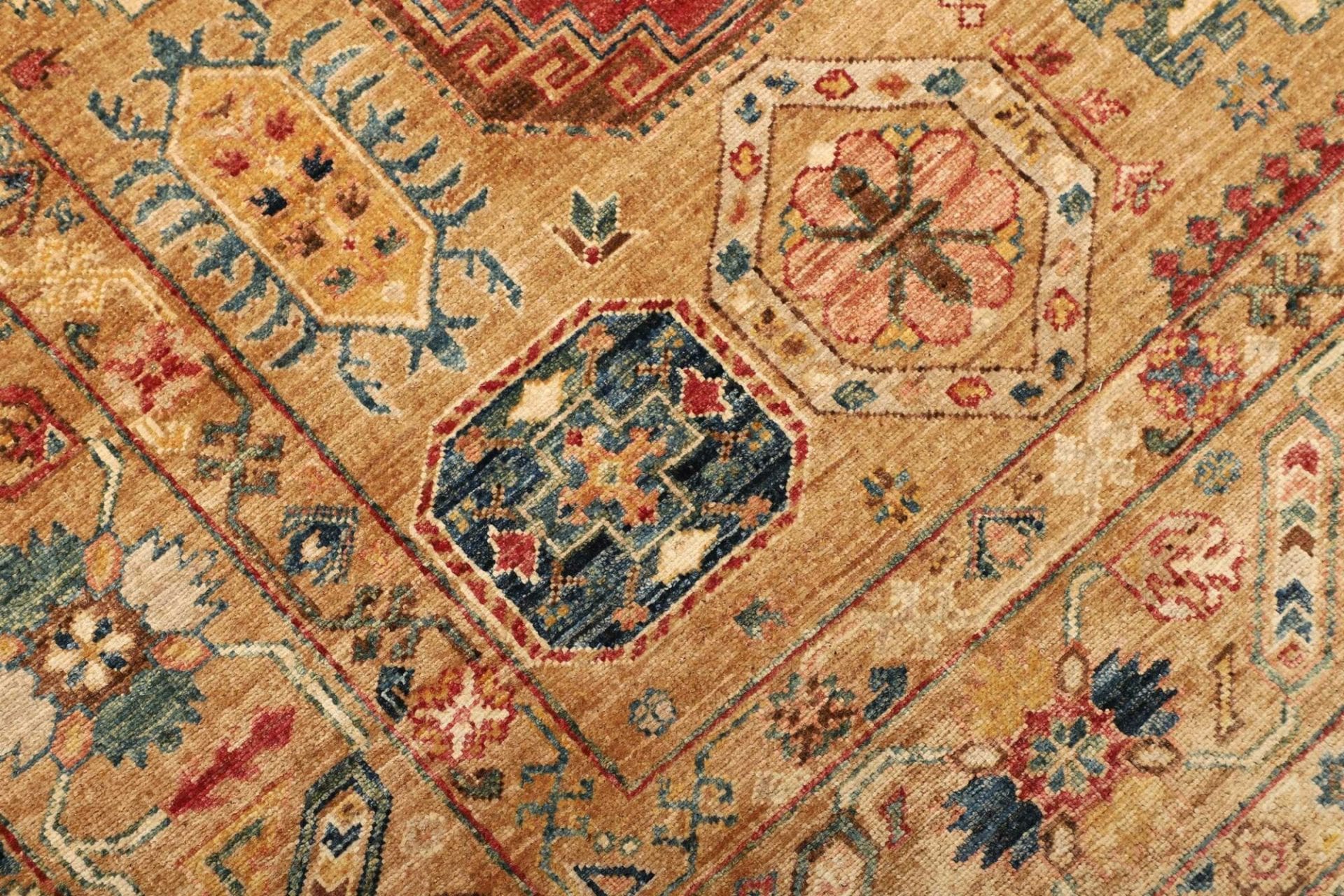 orientteppich-samarkand-170-x-243-cm-handgeknupft-wolle-bunt-5 Handgeknüpfter Samarkand Orientteppich 170 × 243 cm