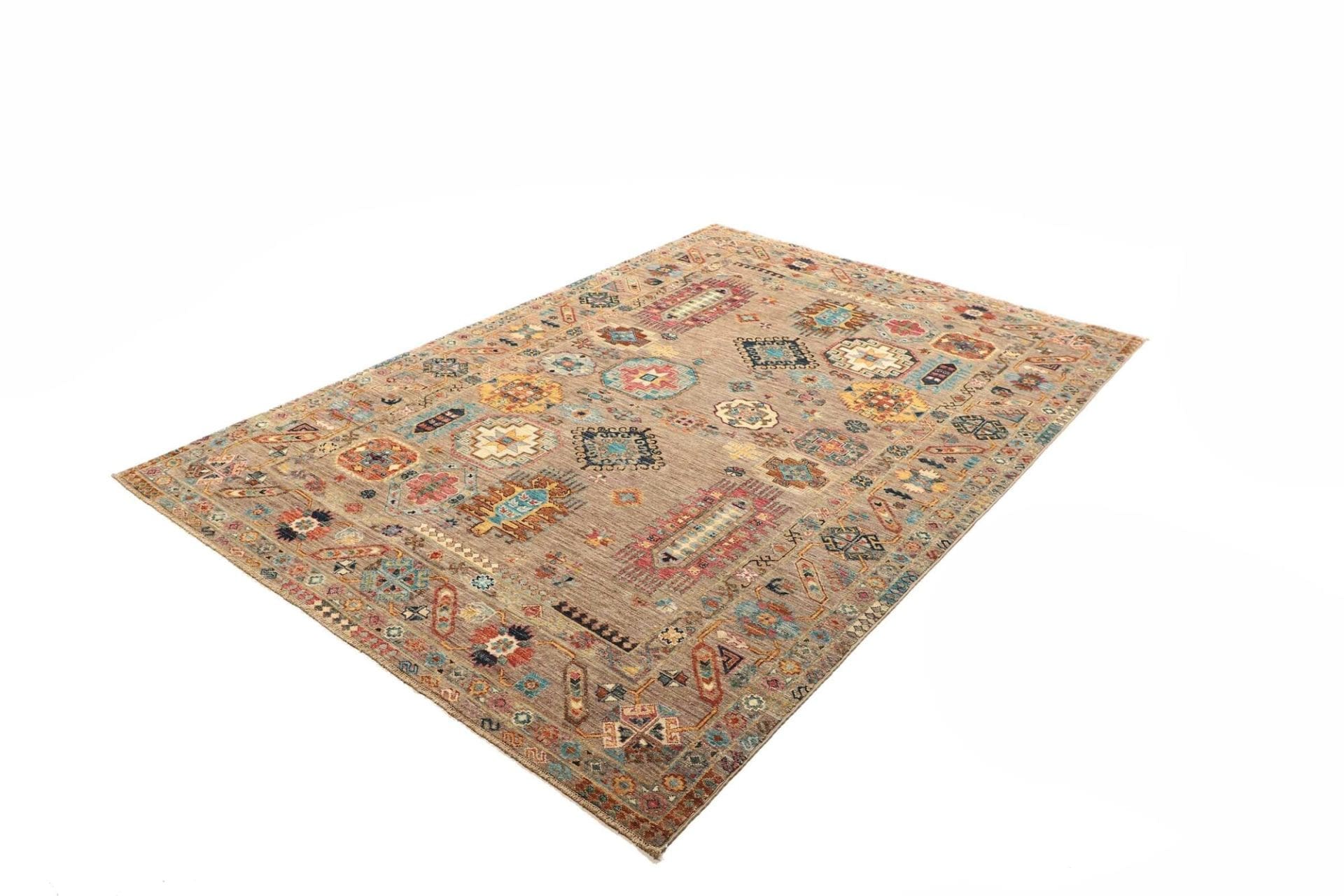 Handgeknüpfter Samarkand Orientteppich 169 × 238 cm