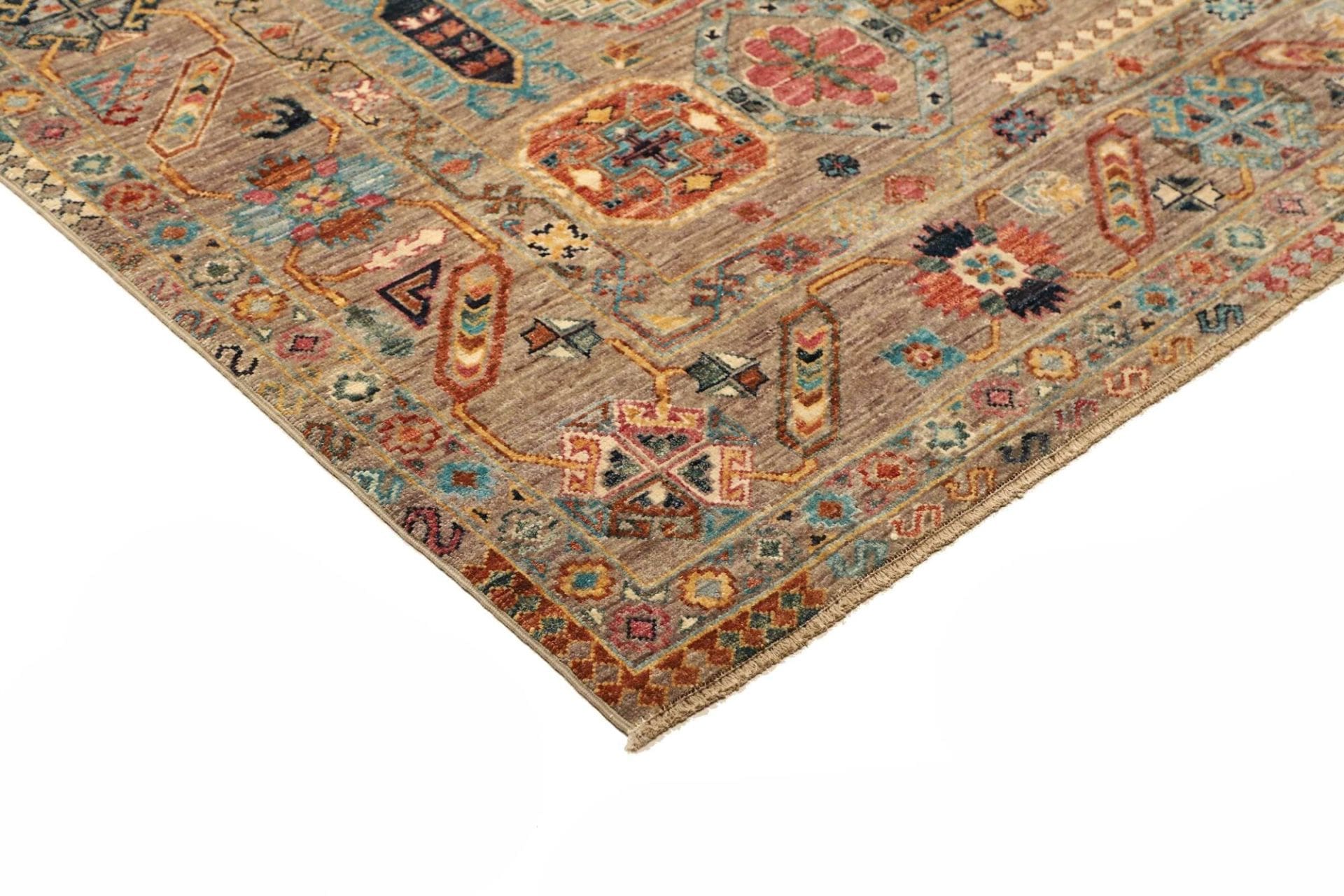 Handgeknüpfter Samarkand Orientteppich 169 × 238 cm