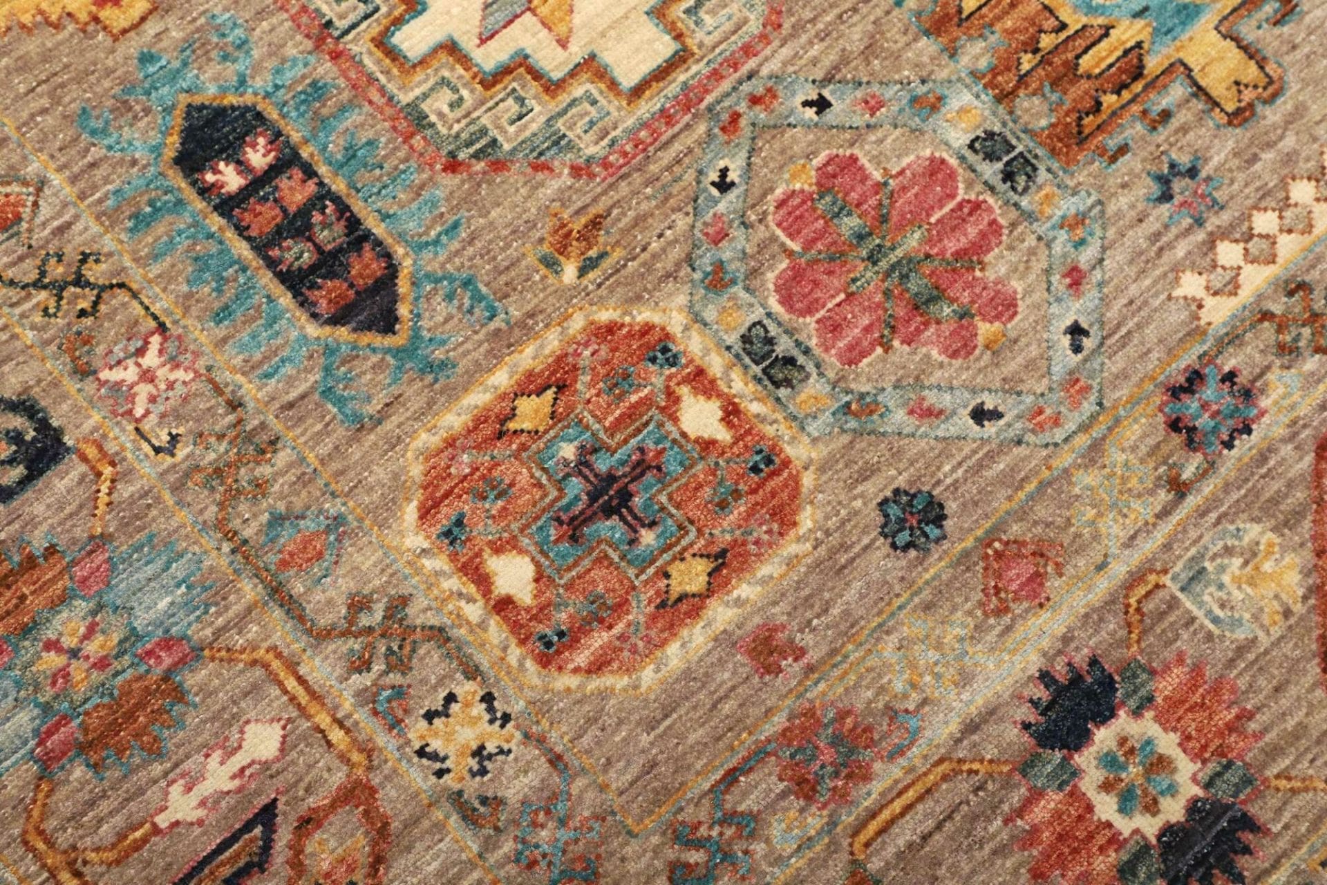 Handgeknüpfter Samarkand Orientteppich 169 × 238 cm