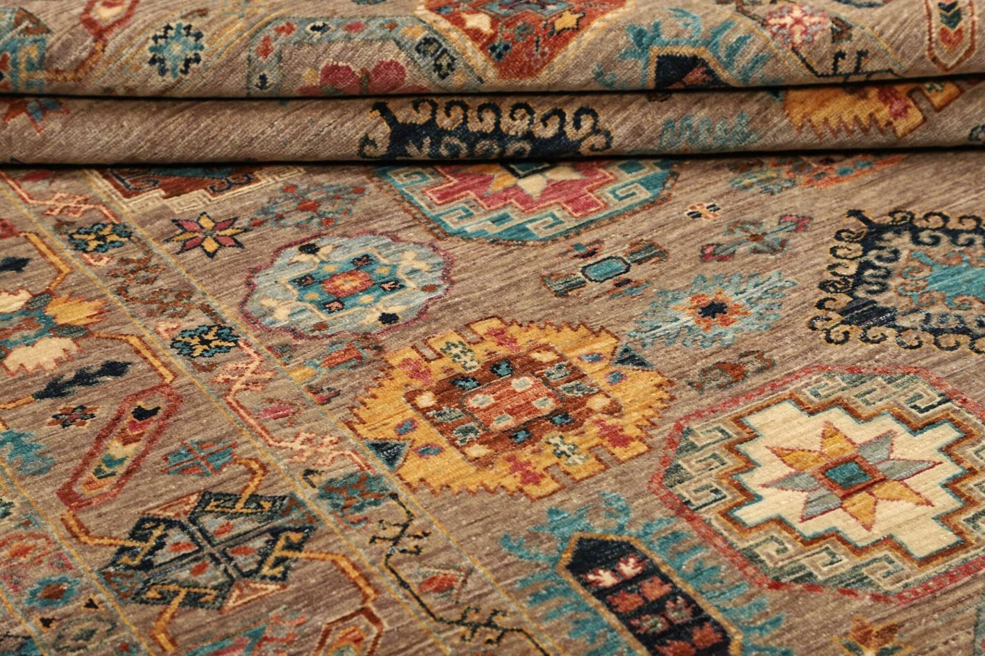 Handgeknüpfter Samarkand Orientteppich 169 × 238 cm