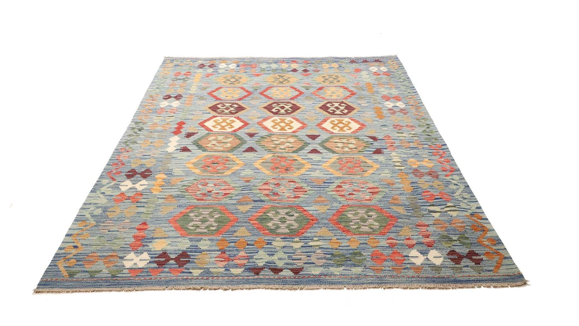 Kelim 173 × 230 cm aus Wolle, handgewebt