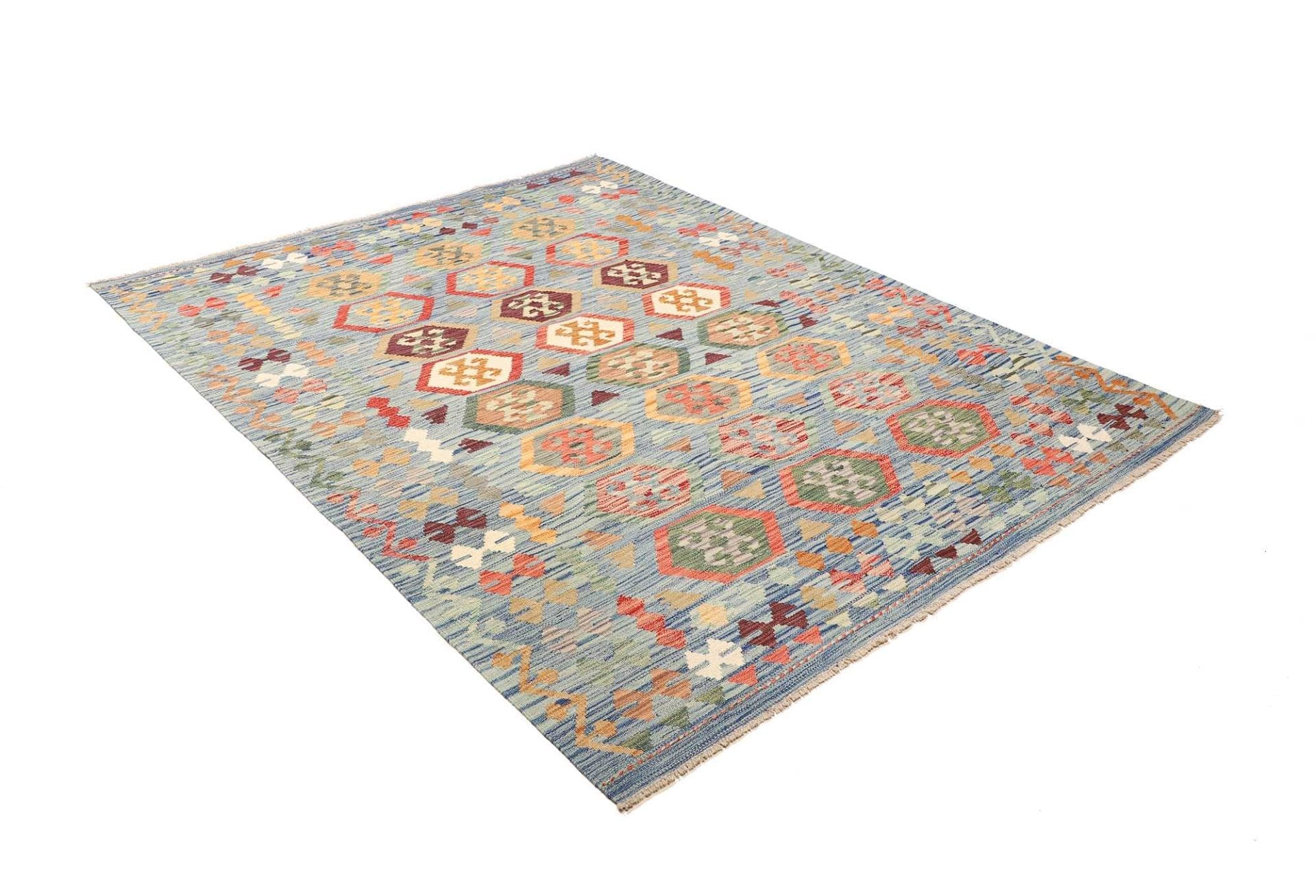Kelim 173 × 230 cm aus Wolle, handgewebt