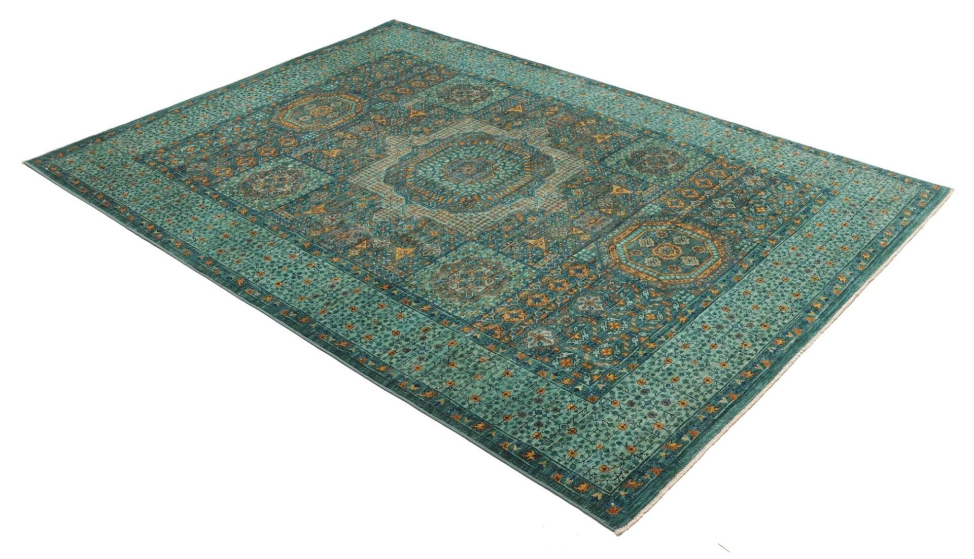 Handgeknüpfter Mamluk Orientteppich, 172 × 238 cm, Wolle