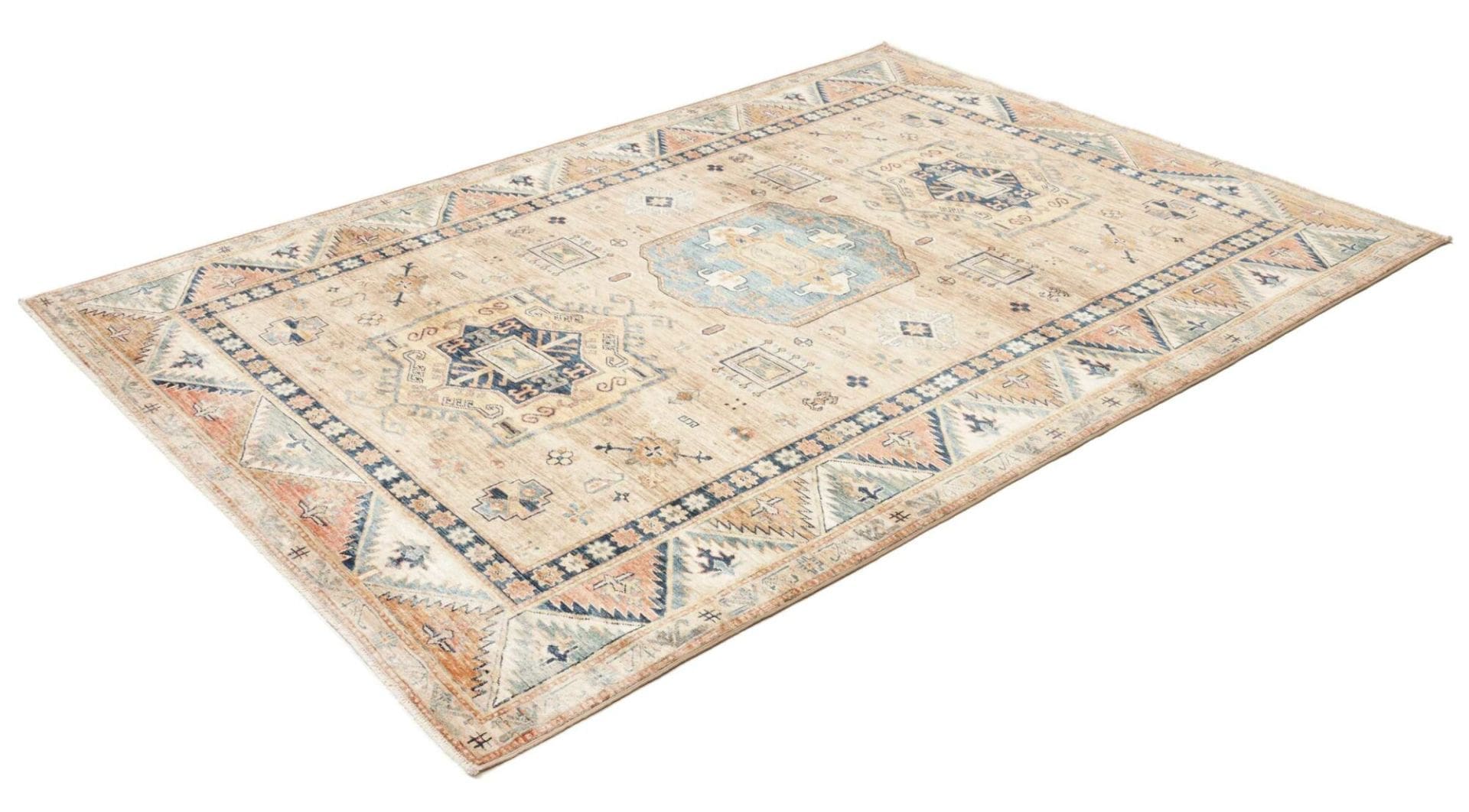 Kazak Orientteppich 171 × 238 cm aus Wolle, handgeknüpft