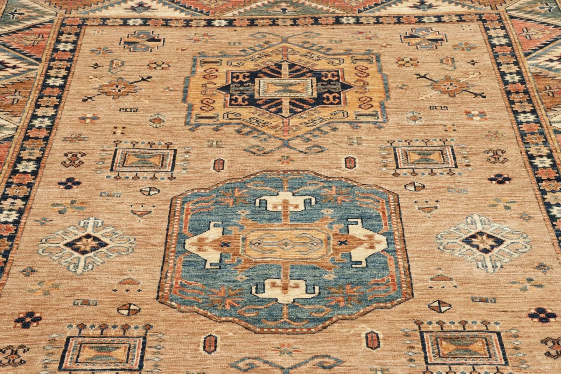 Kazak Orientteppich 171 × 238 cm aus Wolle, handgeknüpft