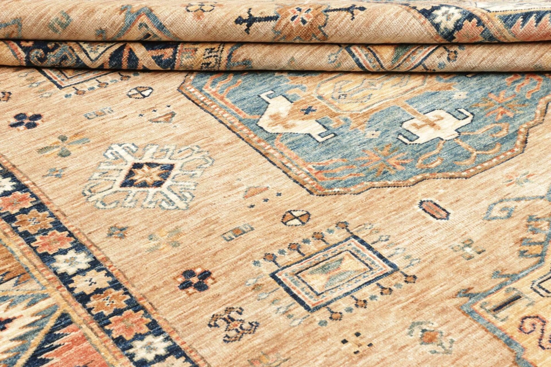 Kazak Orientteppich 171 × 238 cm aus Wolle, handgeknüpft