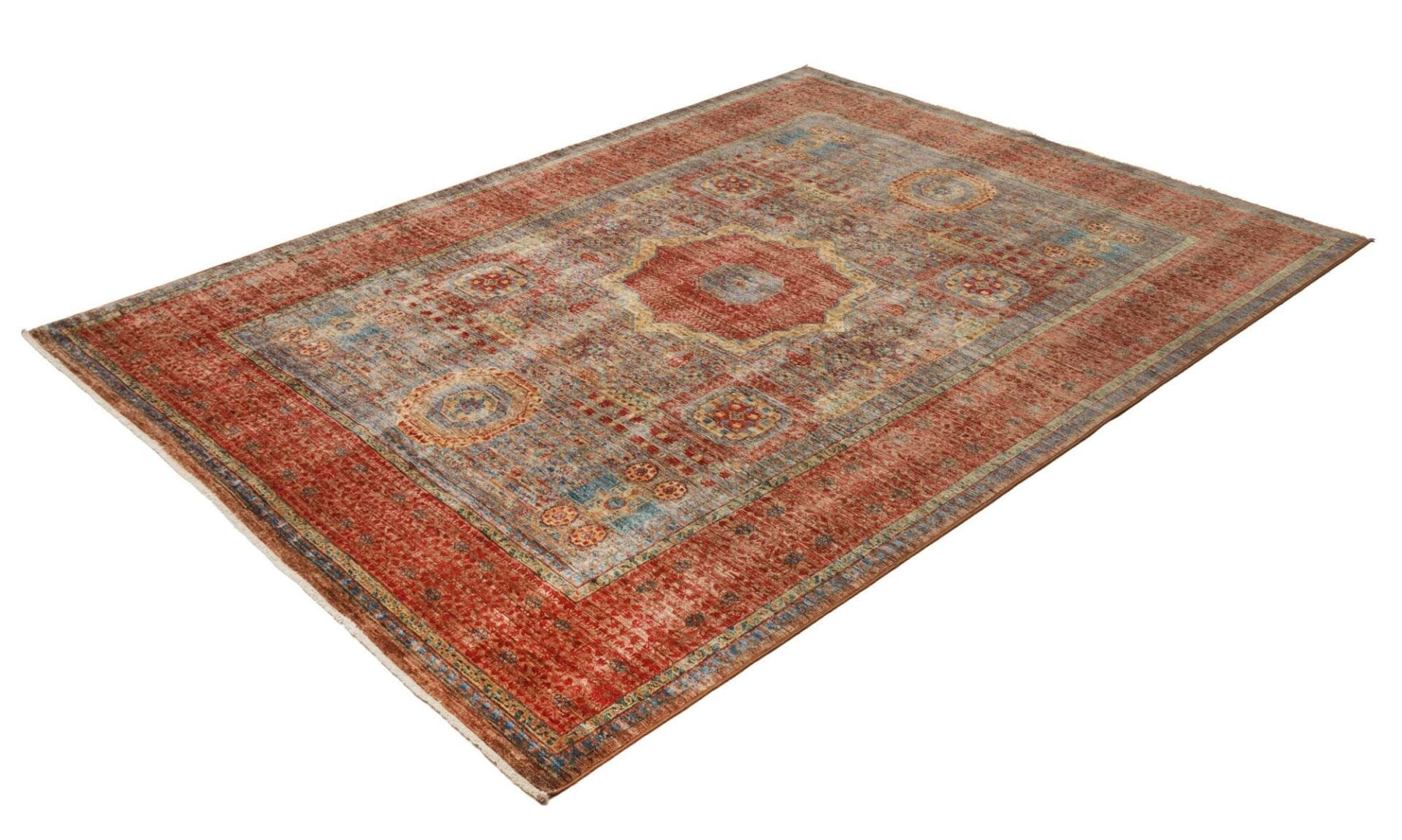 Mamluk Orientteppich 176 × 237 cm aus Wolle, handgeknüpft