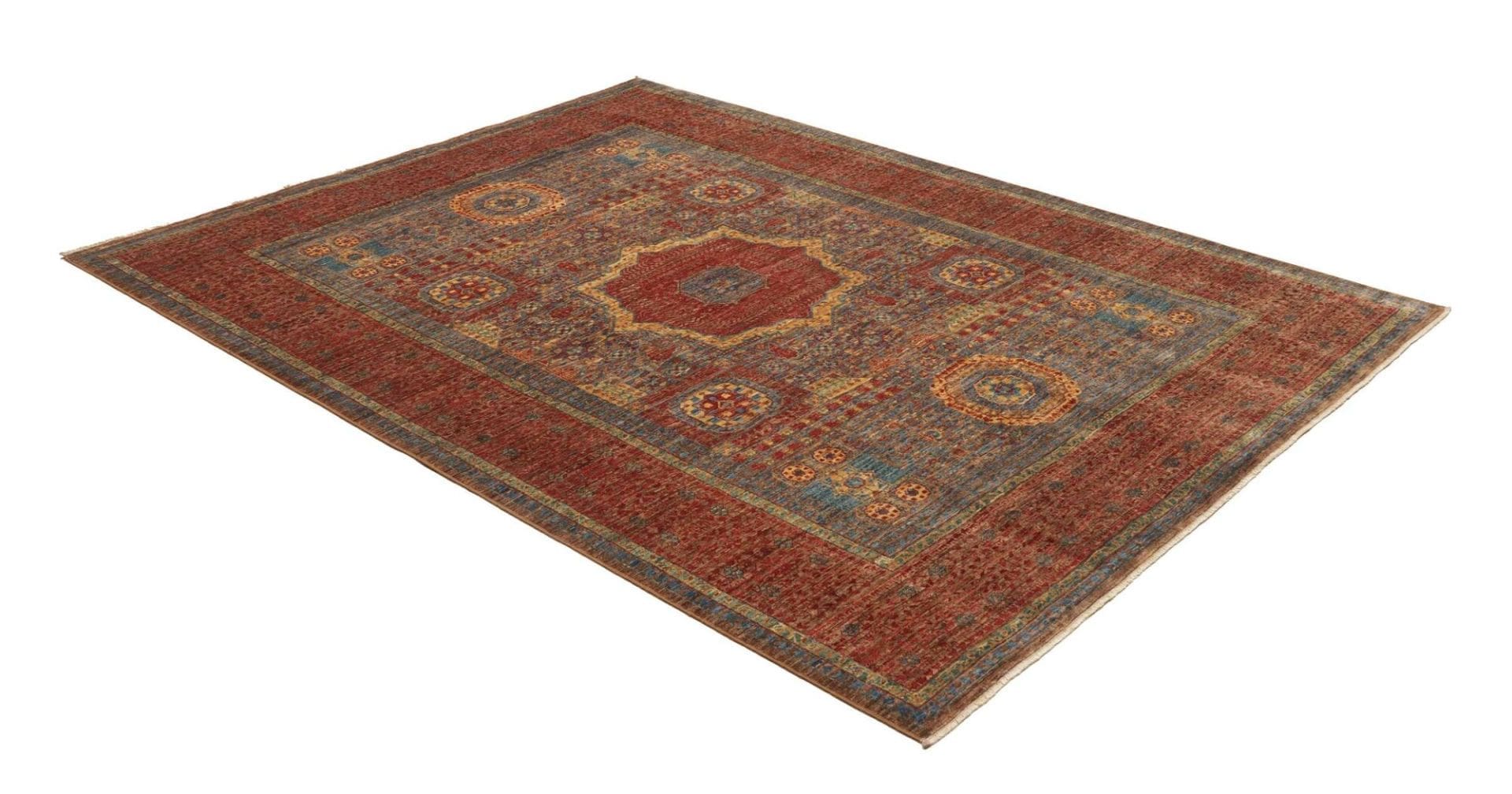 Mamluk Orientteppich 176 × 237 cm aus Wolle, handgeknüpft