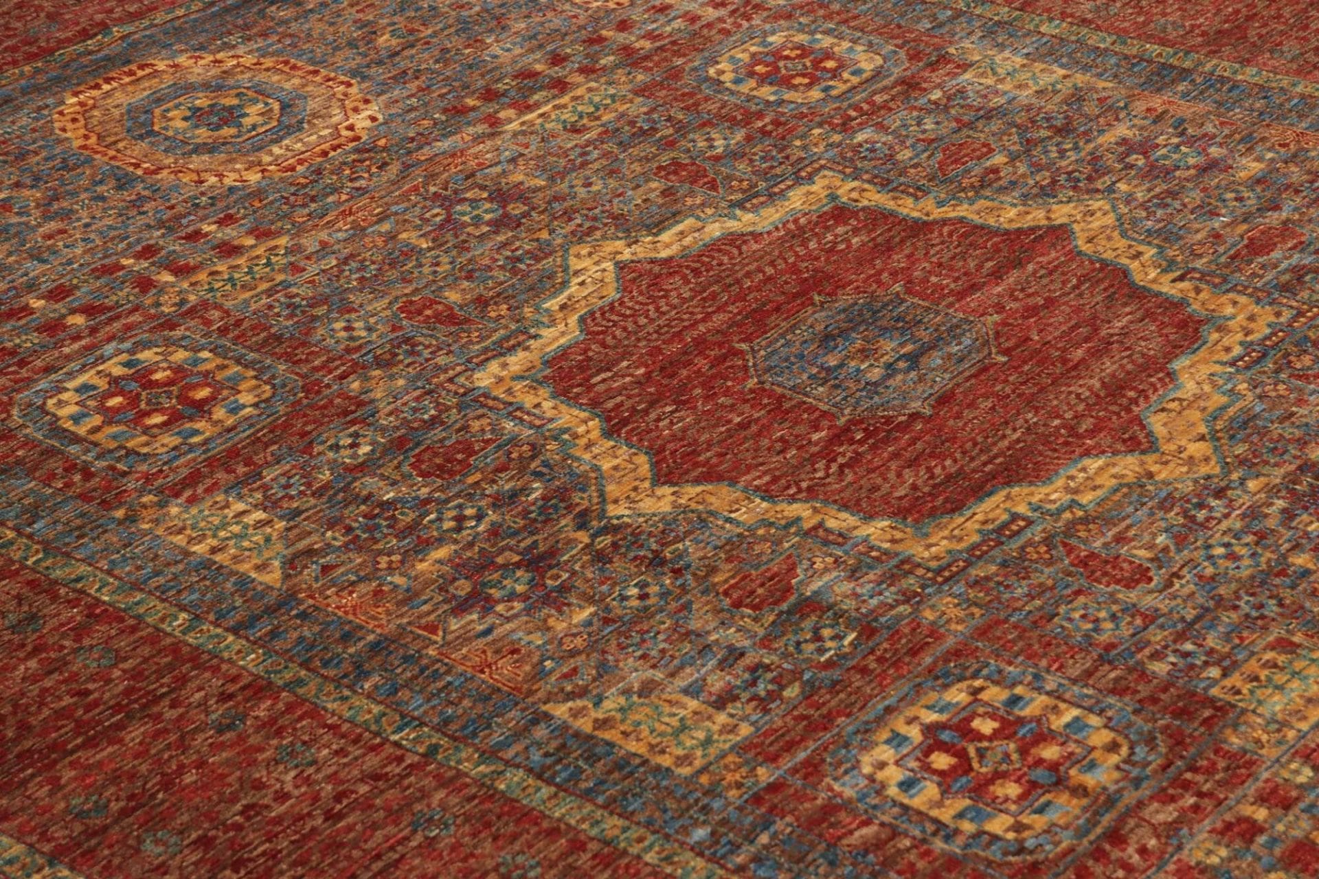 Mamluk Orientteppich 176 × 237 cm aus Wolle, handgeknüpft