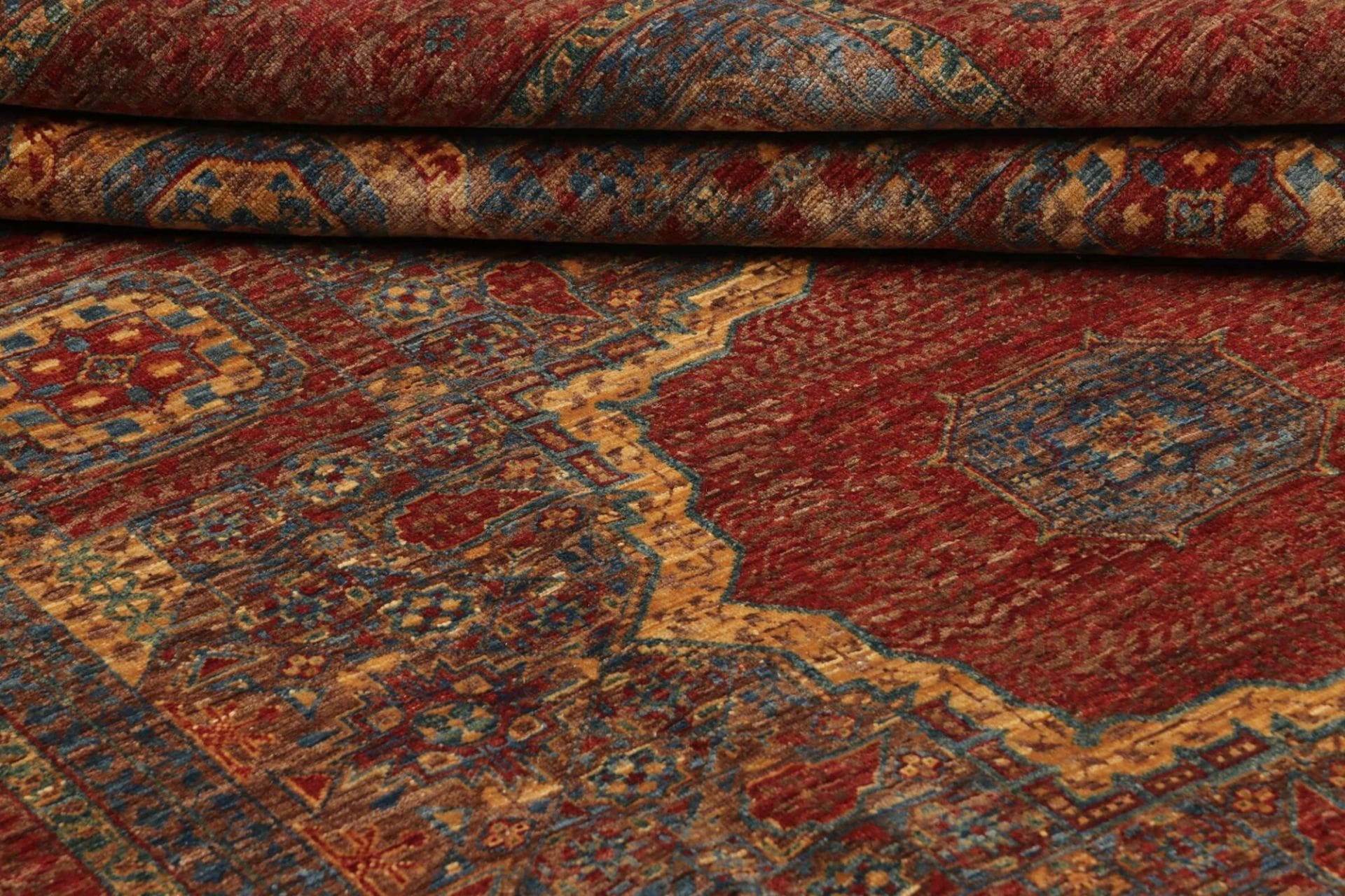 Mamluk Orientteppich 176 × 237 cm aus Wolle, handgeknüpft