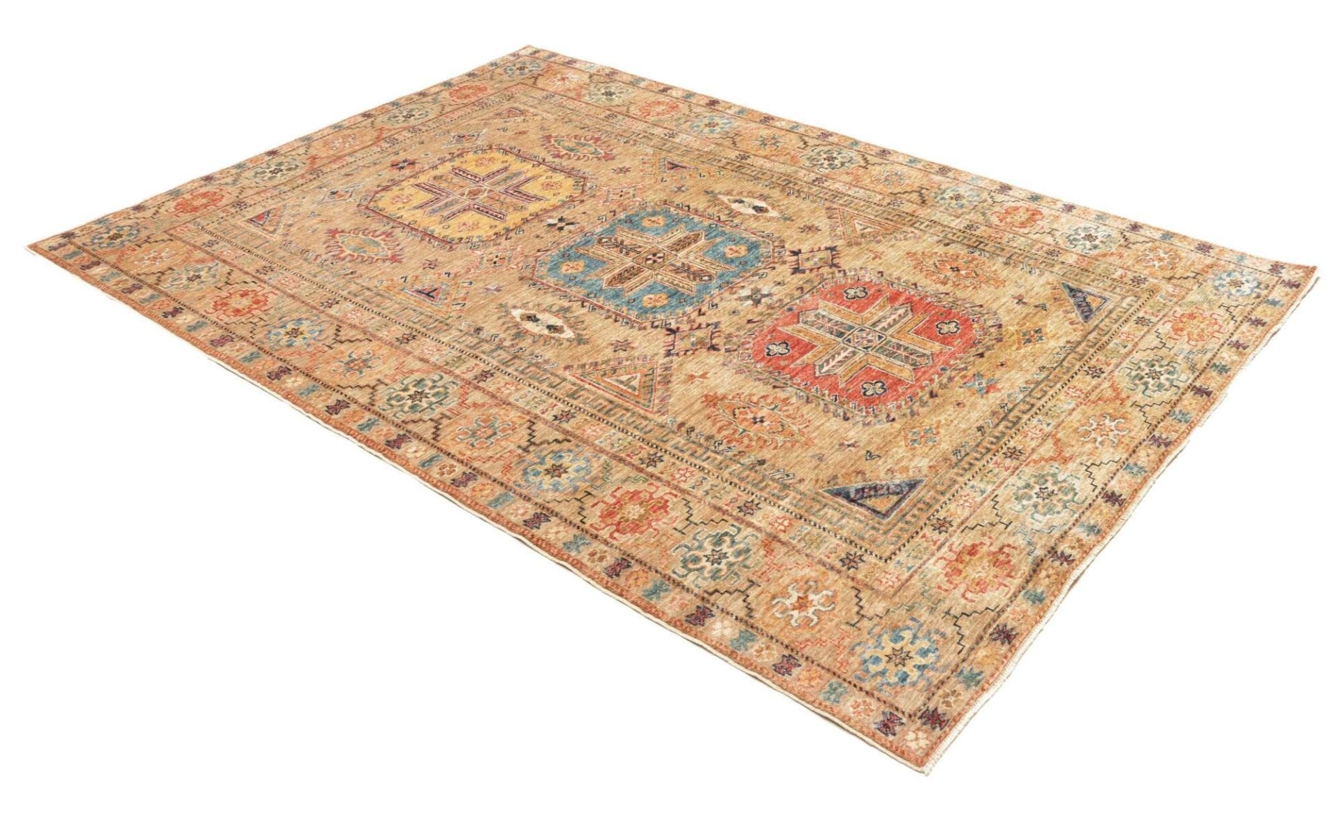Handgeknüpfter Kazak Orientteppich, 173 × 243 cm, Wolle