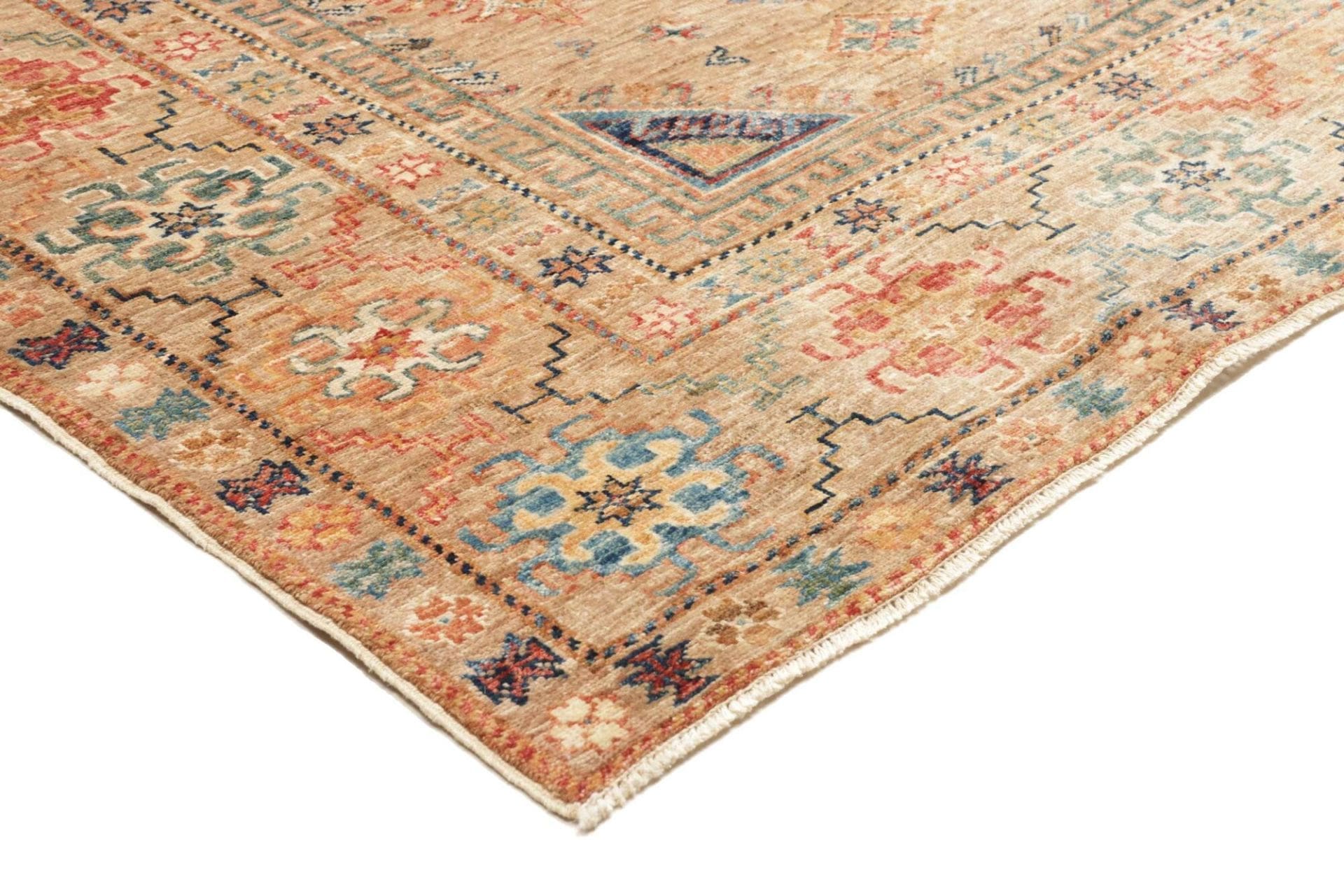 Handgeknüpfter Kazak Orientteppich, 173 × 243 cm, Wolle