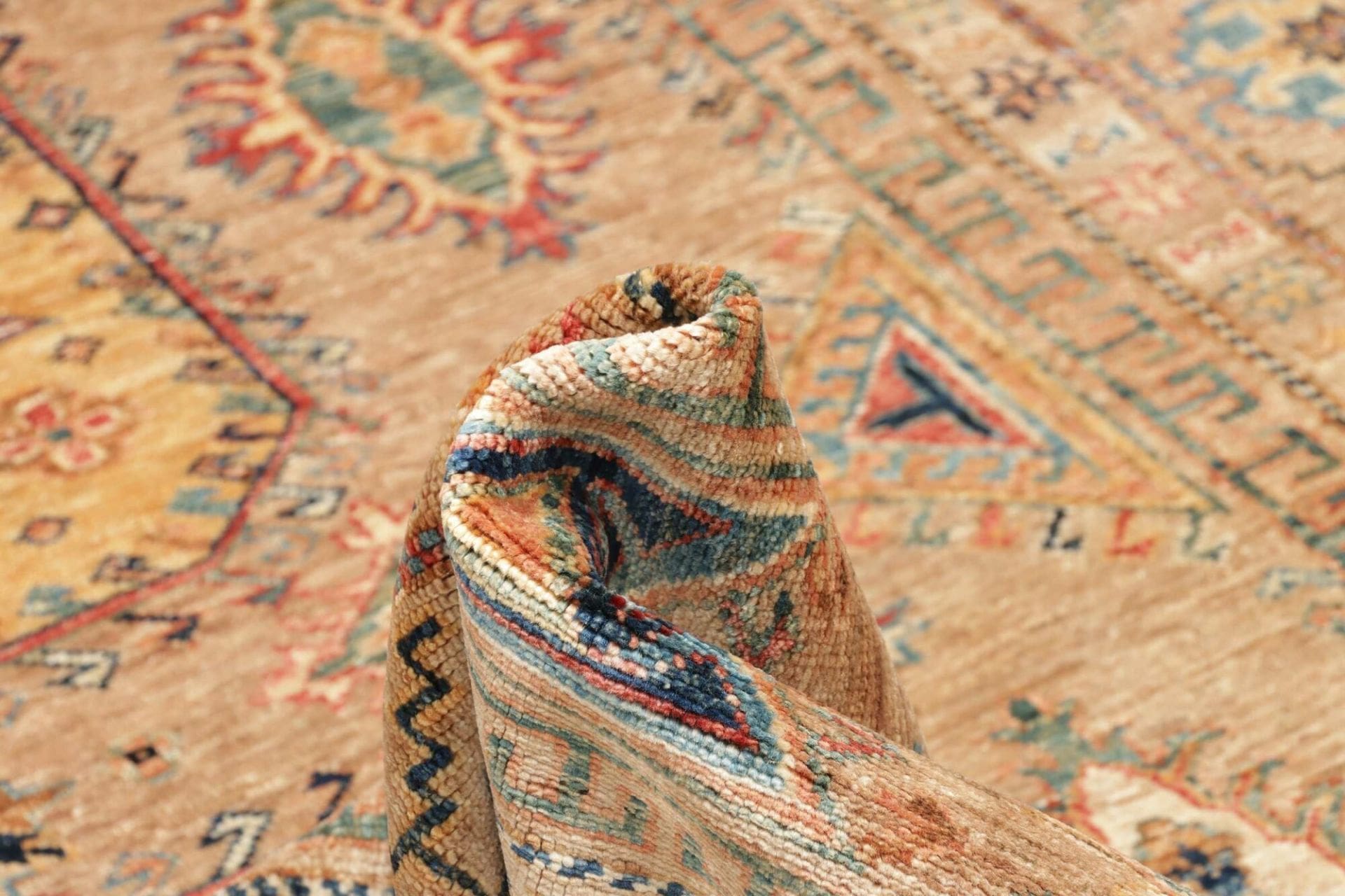Handgeknüpfter Kazak Orientteppich, 173 × 243 cm, Wolle