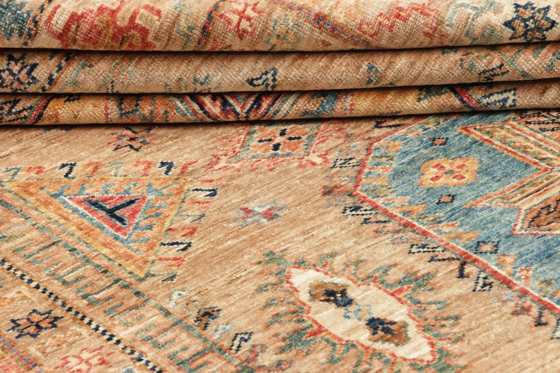 Handgeknüpfter Kazak Orientteppich, 173 × 243 cm, Wolle