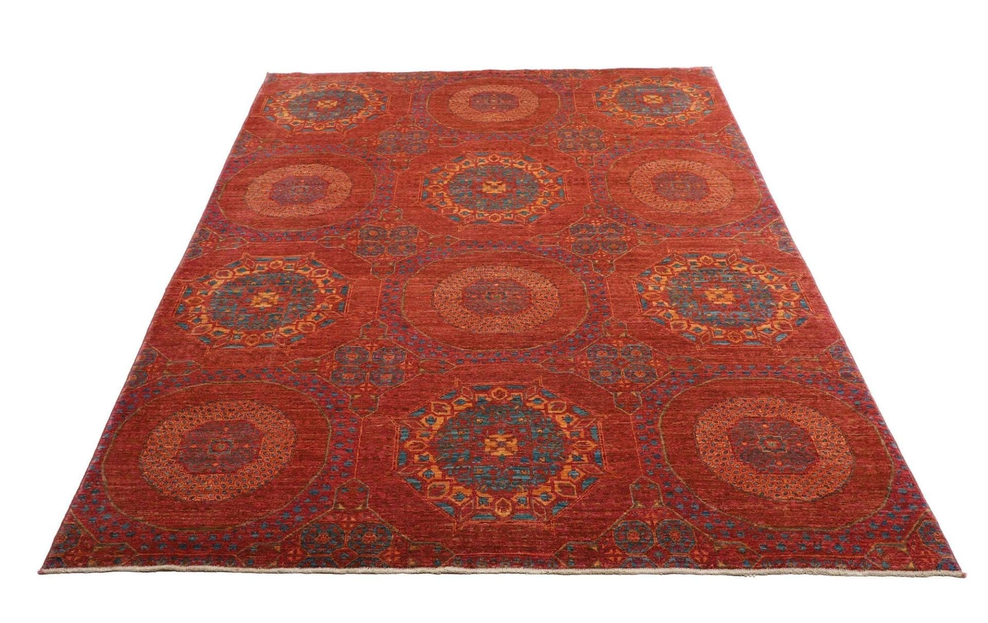 Mamluk Orientteppich aus Pakistan, 174 × 240 cm