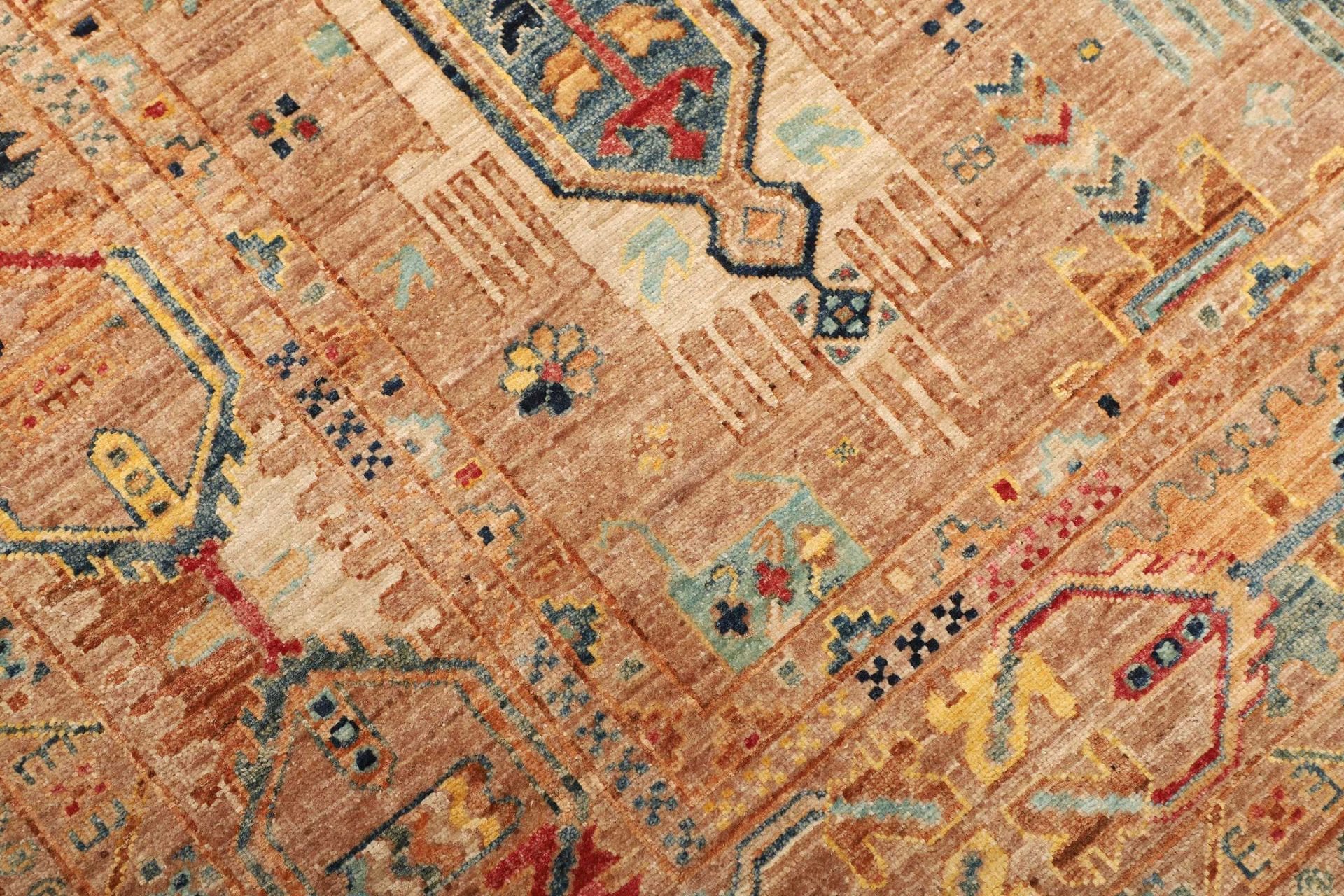 samarkand-orientteppich-169-x-245cm-handgeknupft-aus-schurwolle-5 Samarkand Orientteppich 169 × 245 cm aus Wolle, handgeknüpft