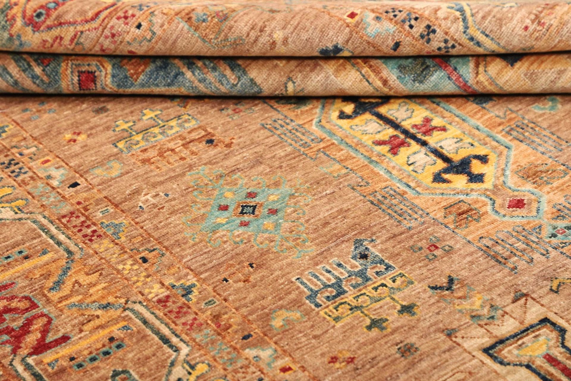 samarkand-orientteppich-169-x-245cm-handgeknupft-aus-schurwolle-9 Samarkand Orientteppich 169 × 245 cm aus Wolle, handgeknüpft