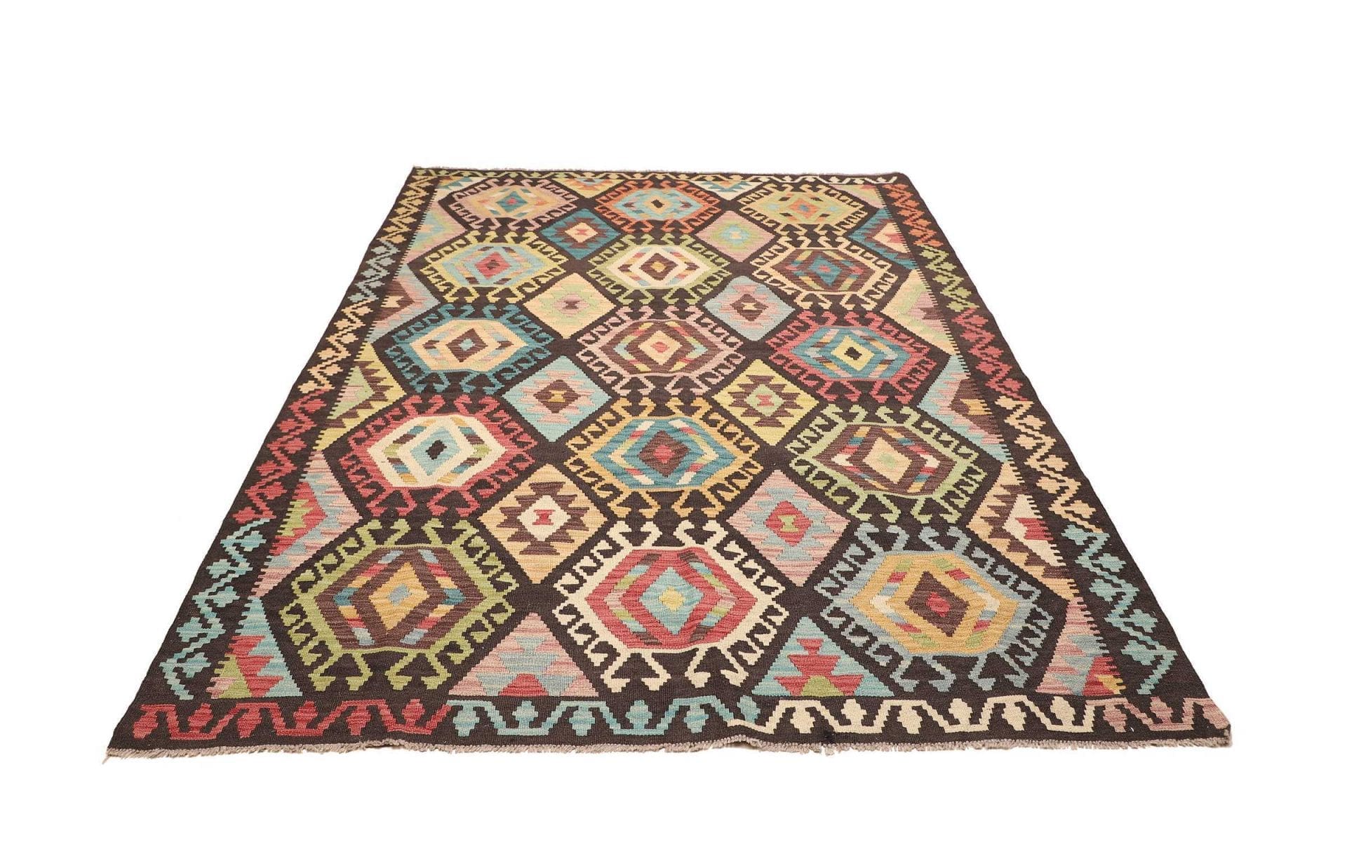 Kelim 177 × 238 cm aus Wolle, handgewebt