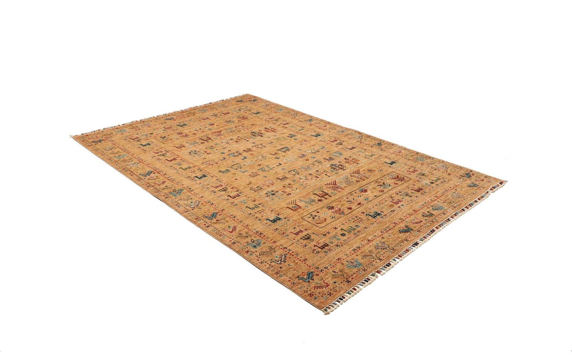 Handgeknüpfter Samarkand Orientteppich, 174 × 244 cm, Wolle