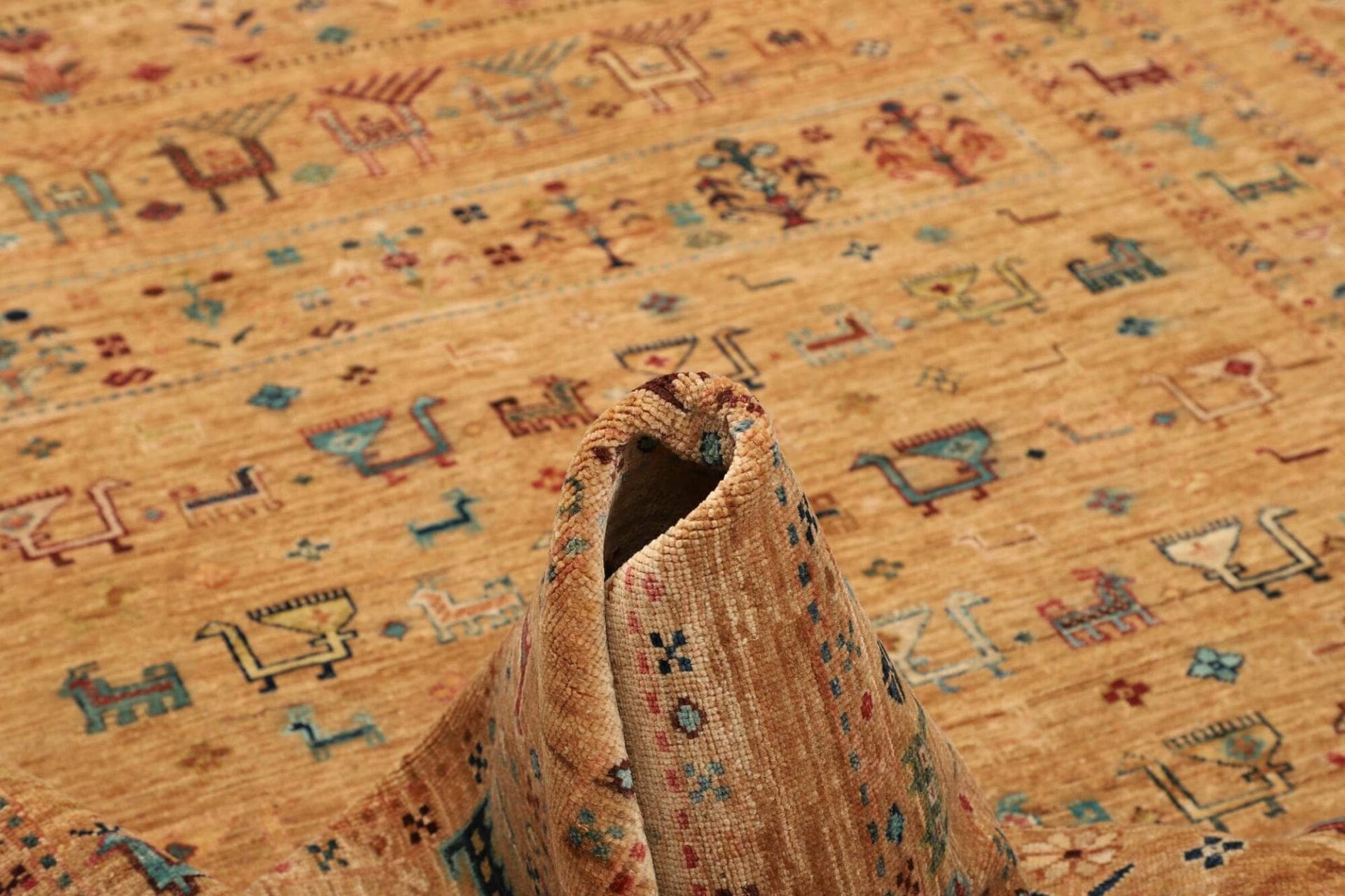 Handgeknüpfter Samarkand Orientteppich, 174 × 244 cm, Wolle