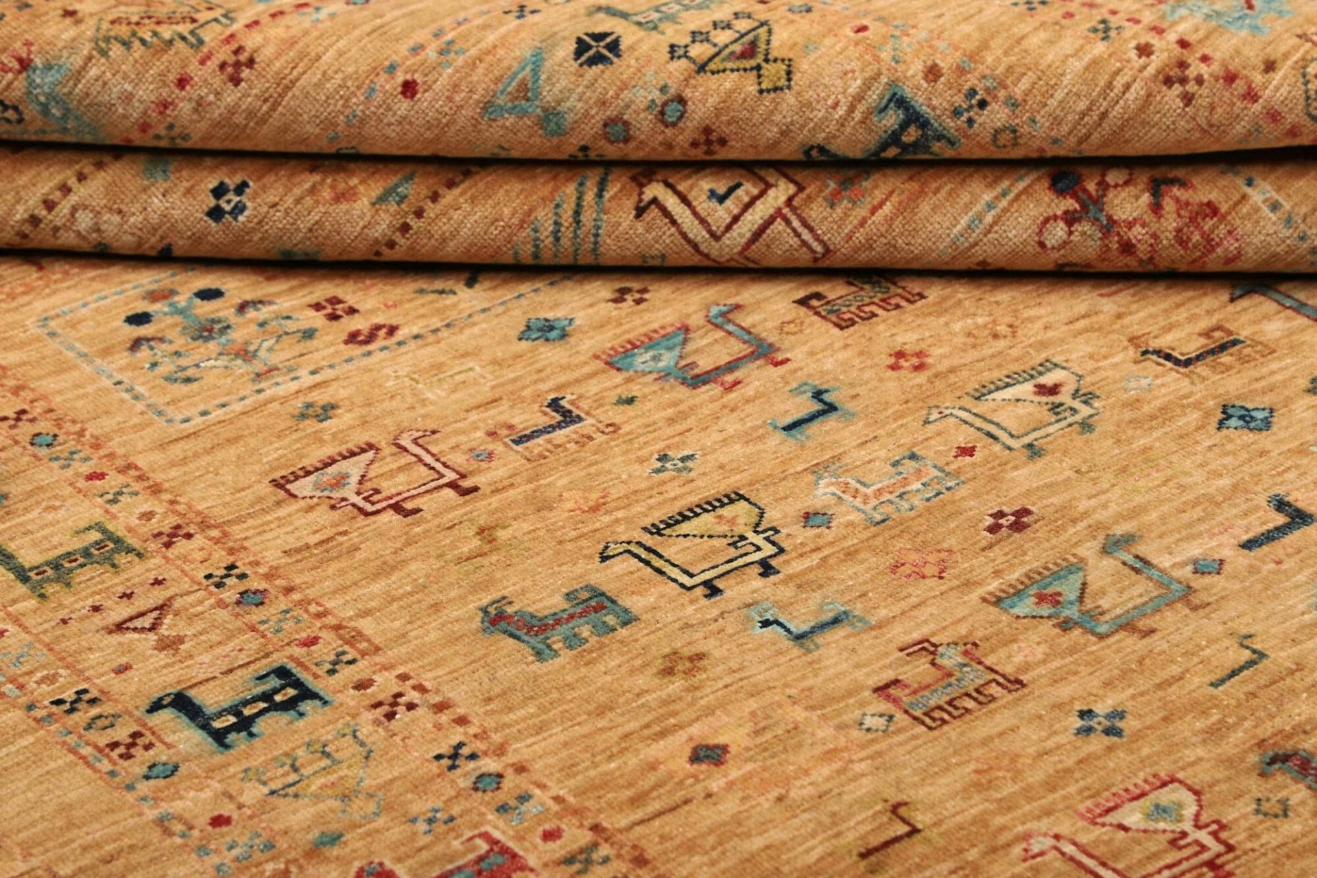 Handgeknüpfter Samarkand Orientteppich, 174 × 244 cm, Wolle