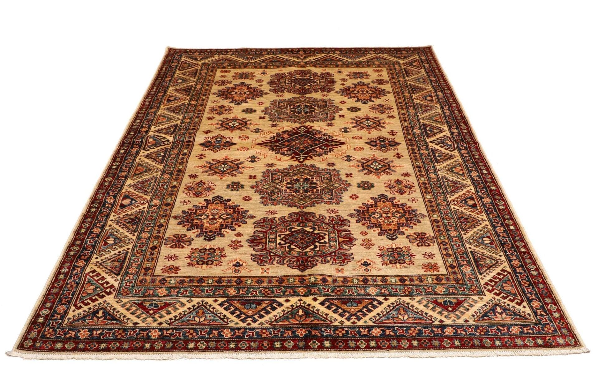 Kazak Orientteppich aus Pakistan, 177 × 238 cm