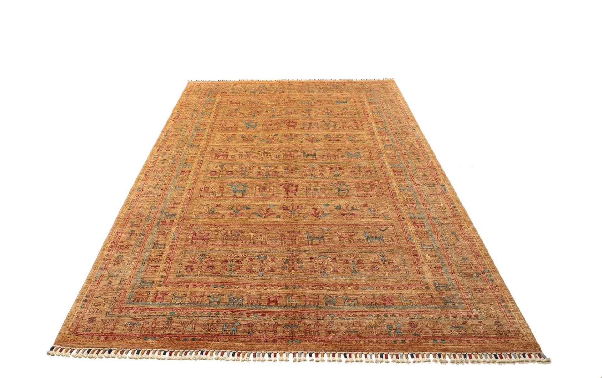 Samarkand Orientteppich 170 × 243 cm aus Wolle, handgeknüpft
